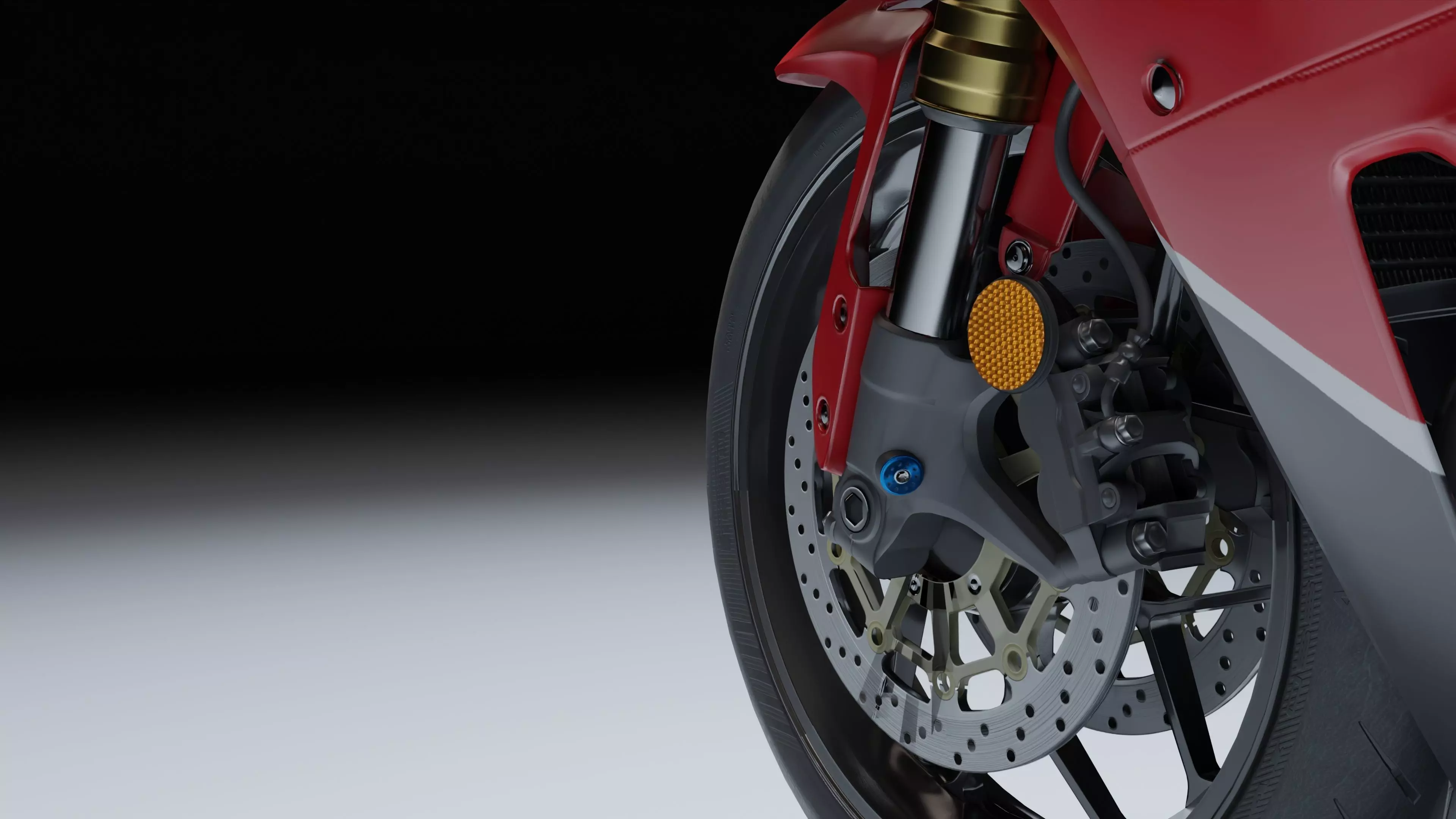 Honda CBR 600RR 2018 Low-poly 3D model_21