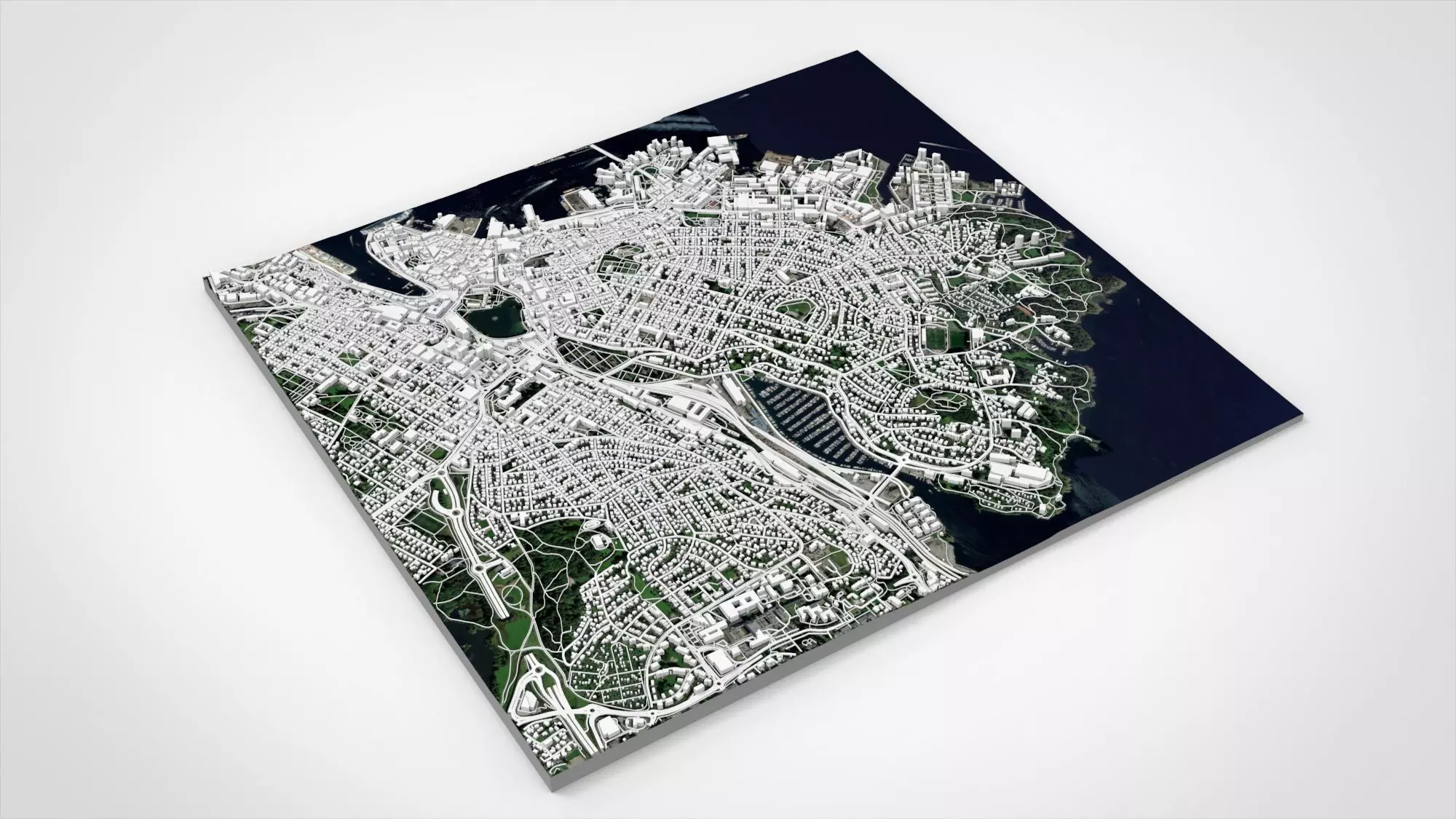 Cityscape Stavanger Norway 3D model_9