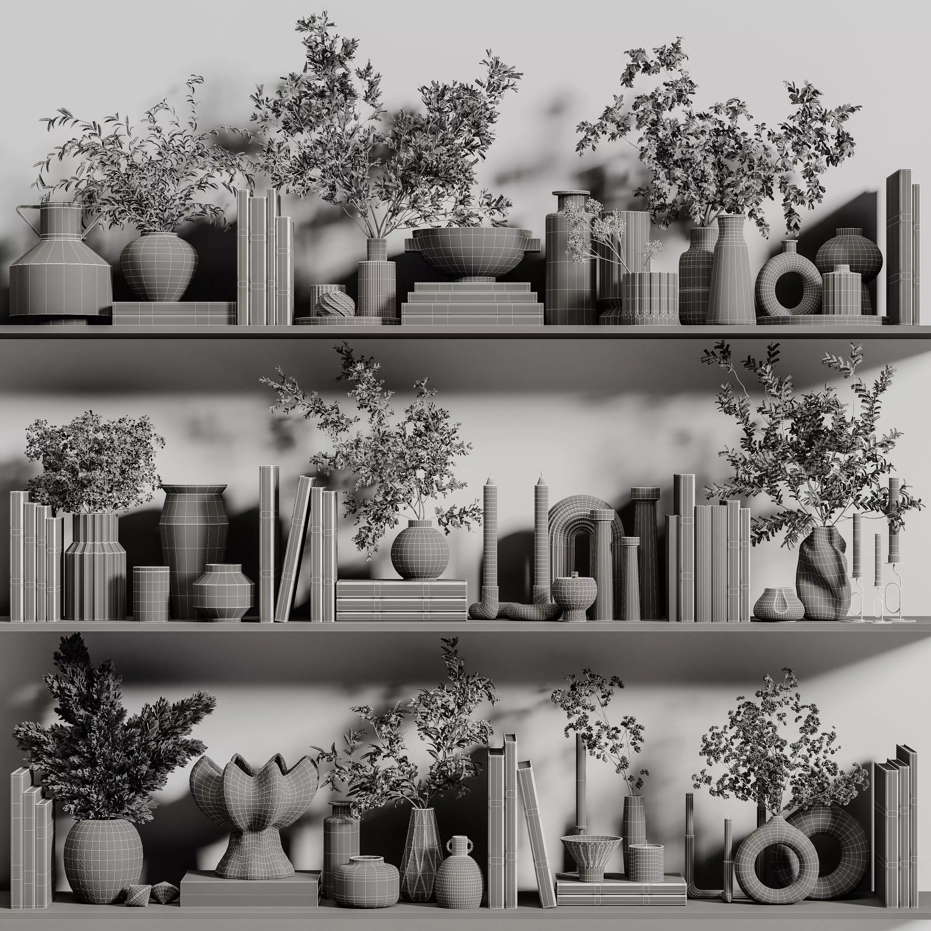 decorative set 144 3D model_7