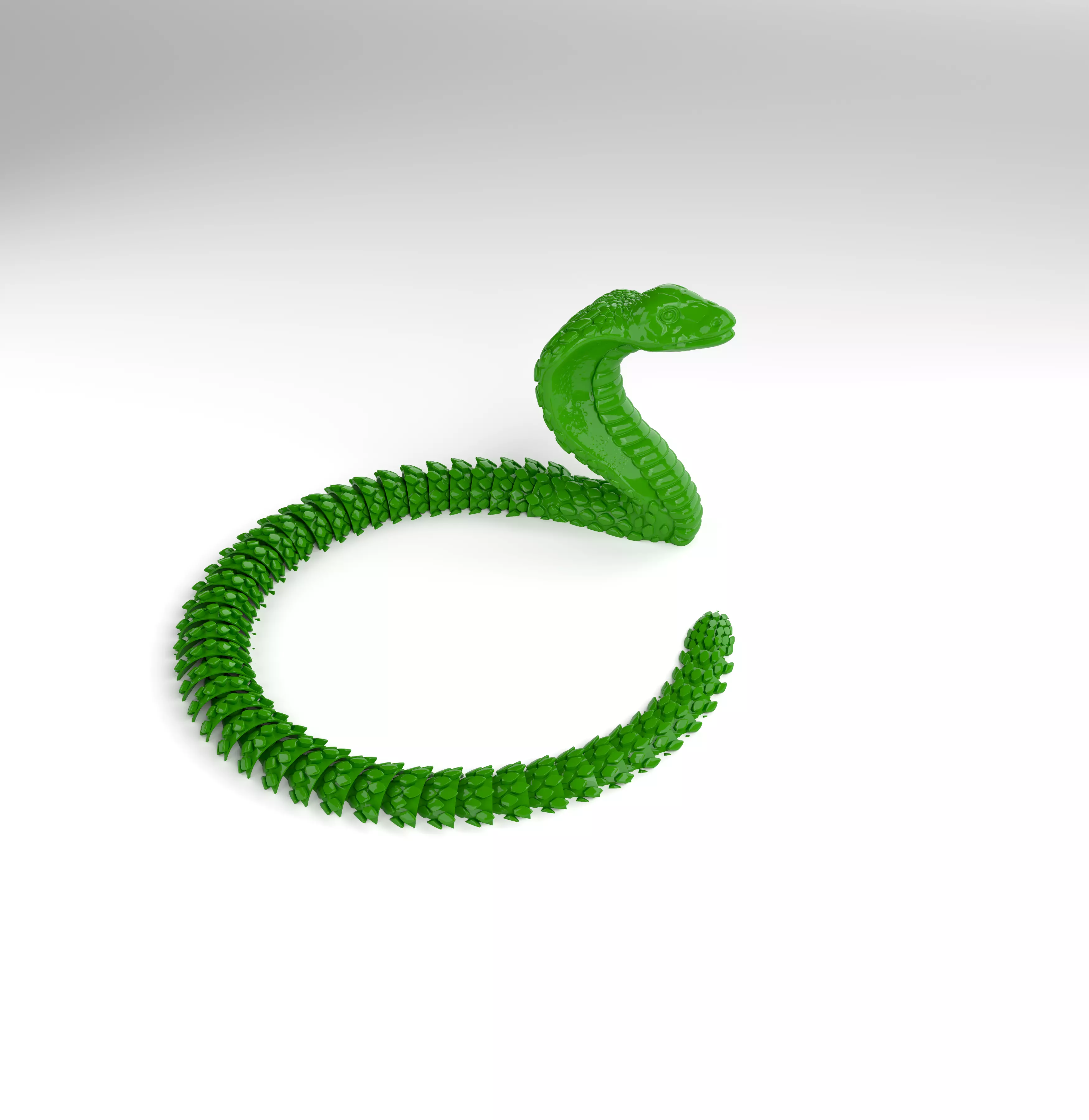 Printable Articulated Animals Set 3D print model_5