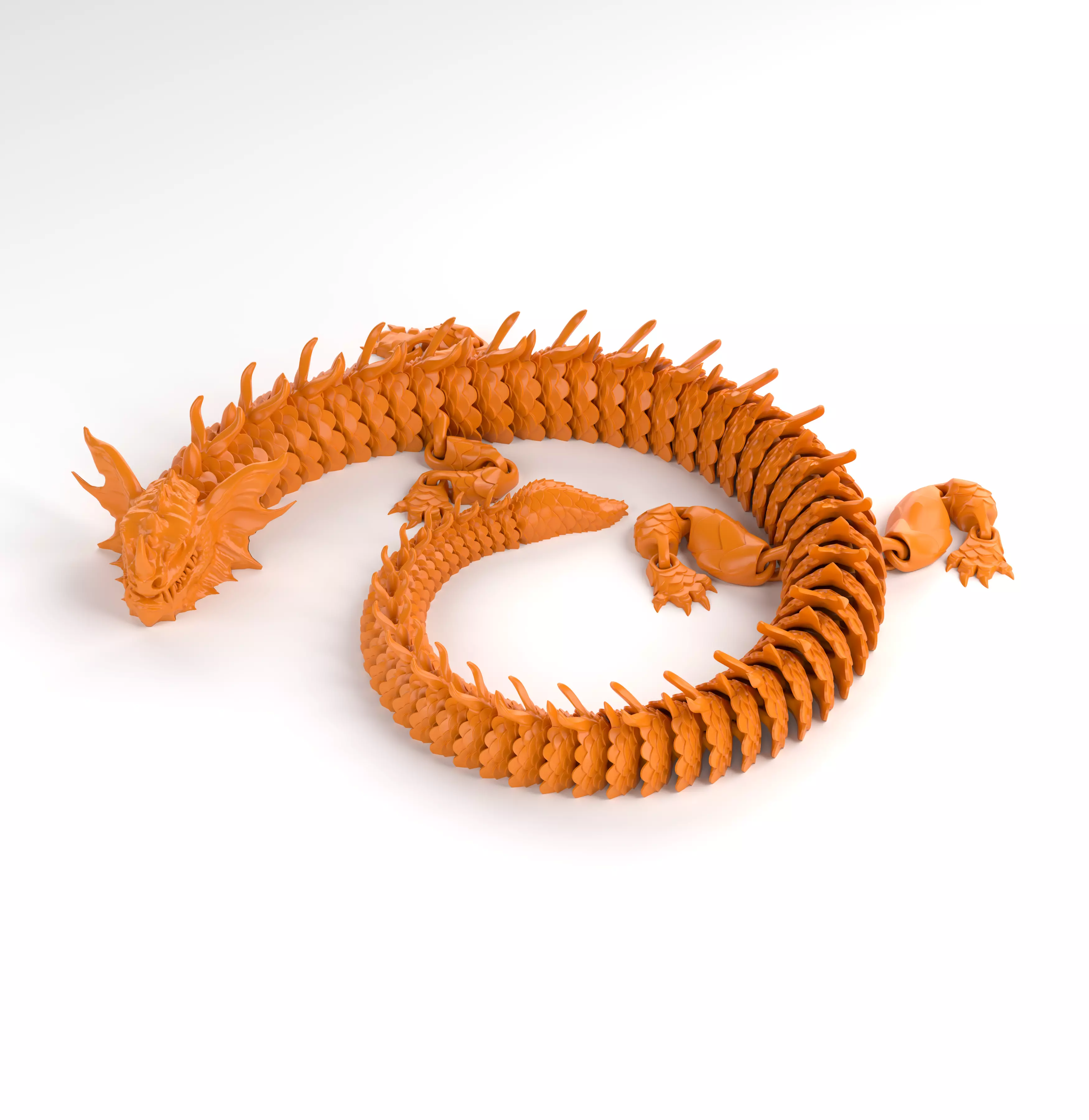 Printable Articulated Animals Set 3D print model_10