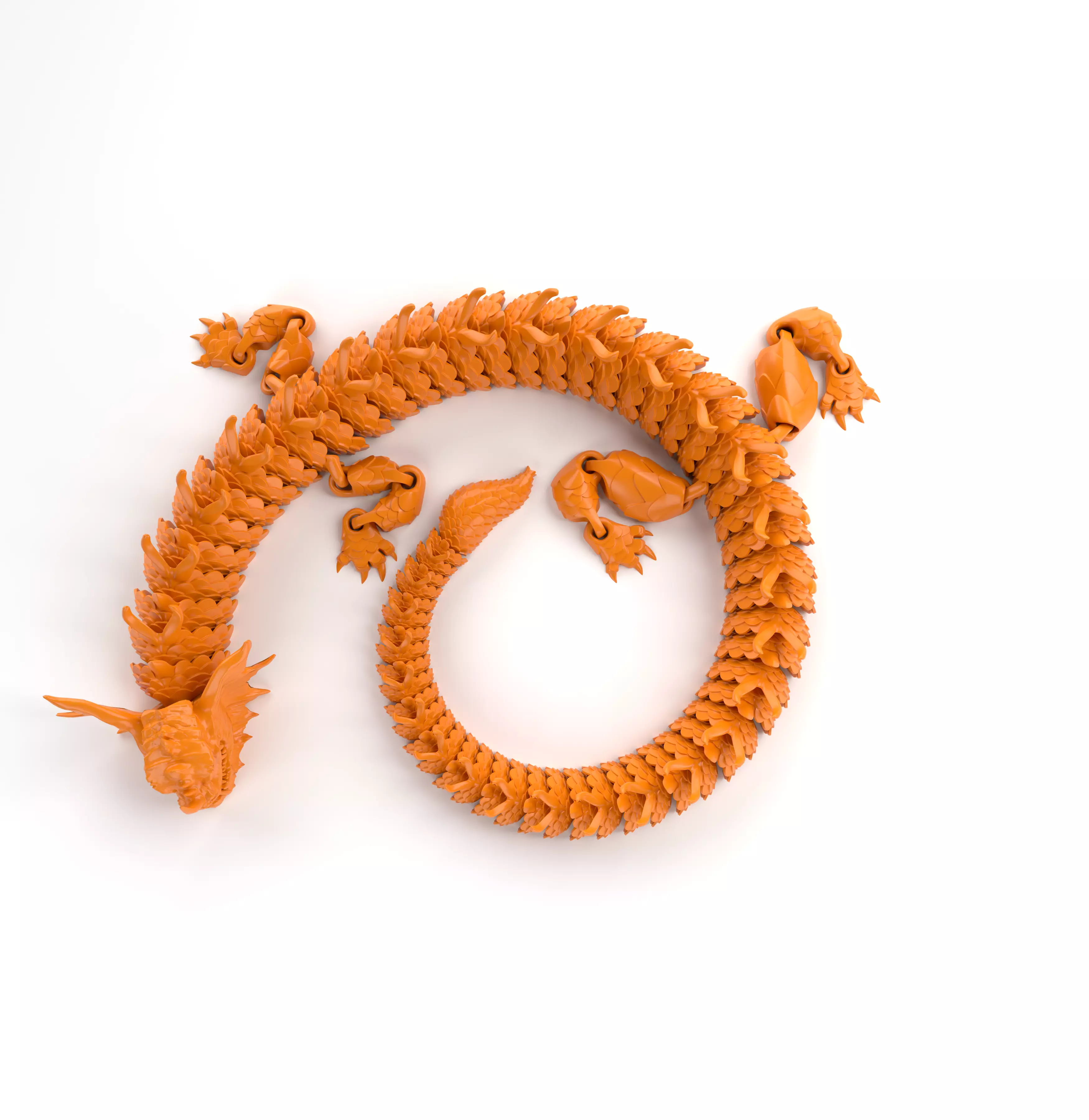 Printable Articulated Animals Set 3D print model_8