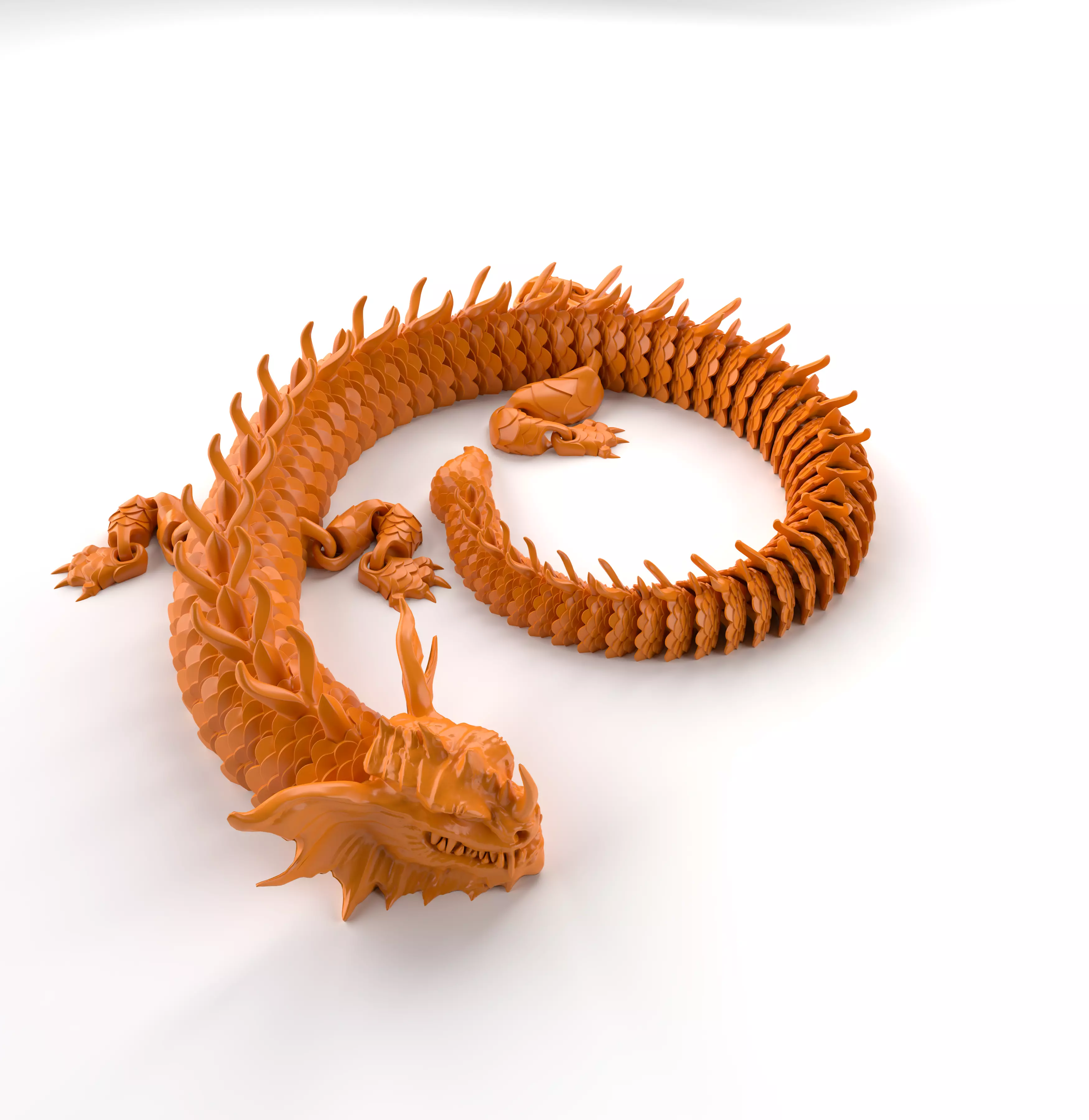 Printable Articulated Animals Set 3D print model_9