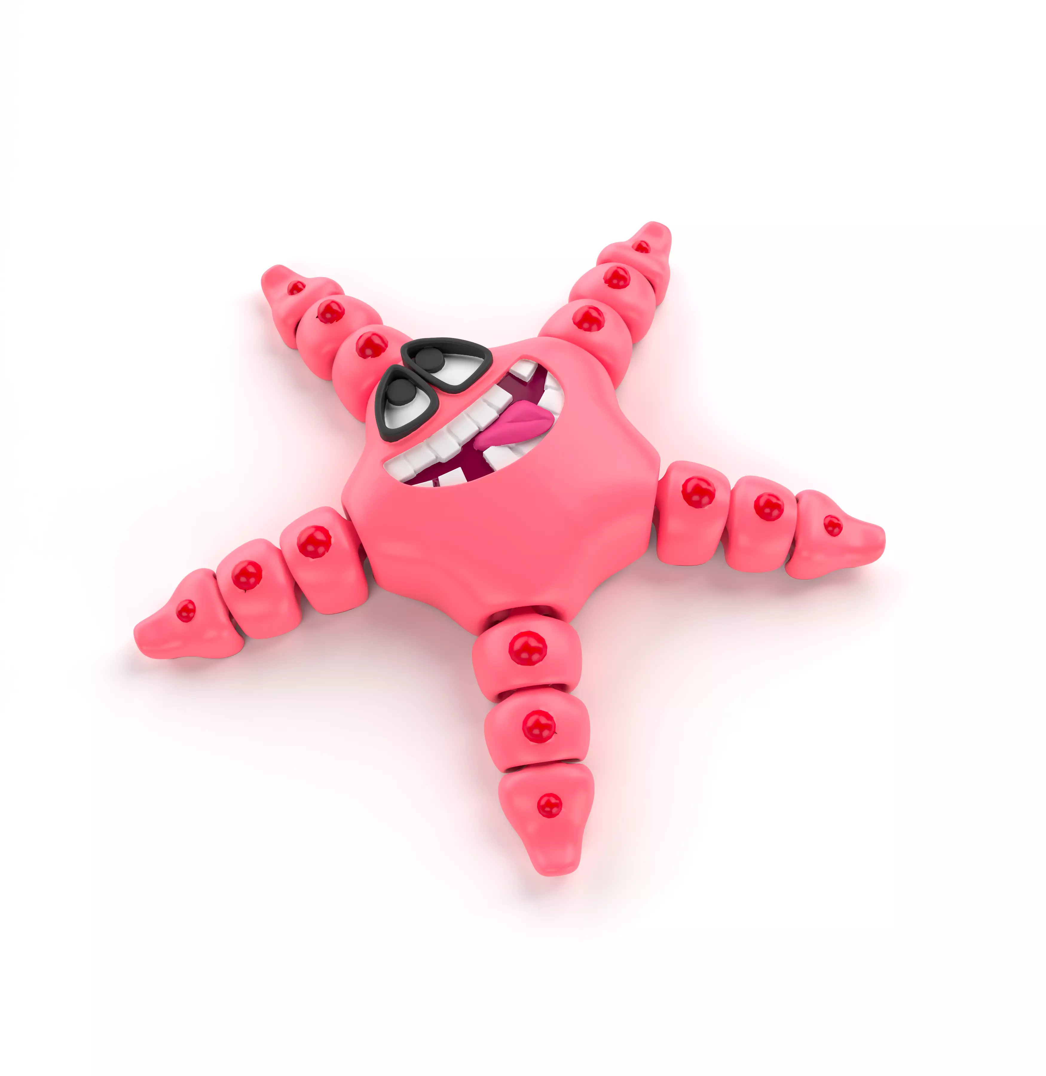 Printable Articulated Animals Set 3D print model_1