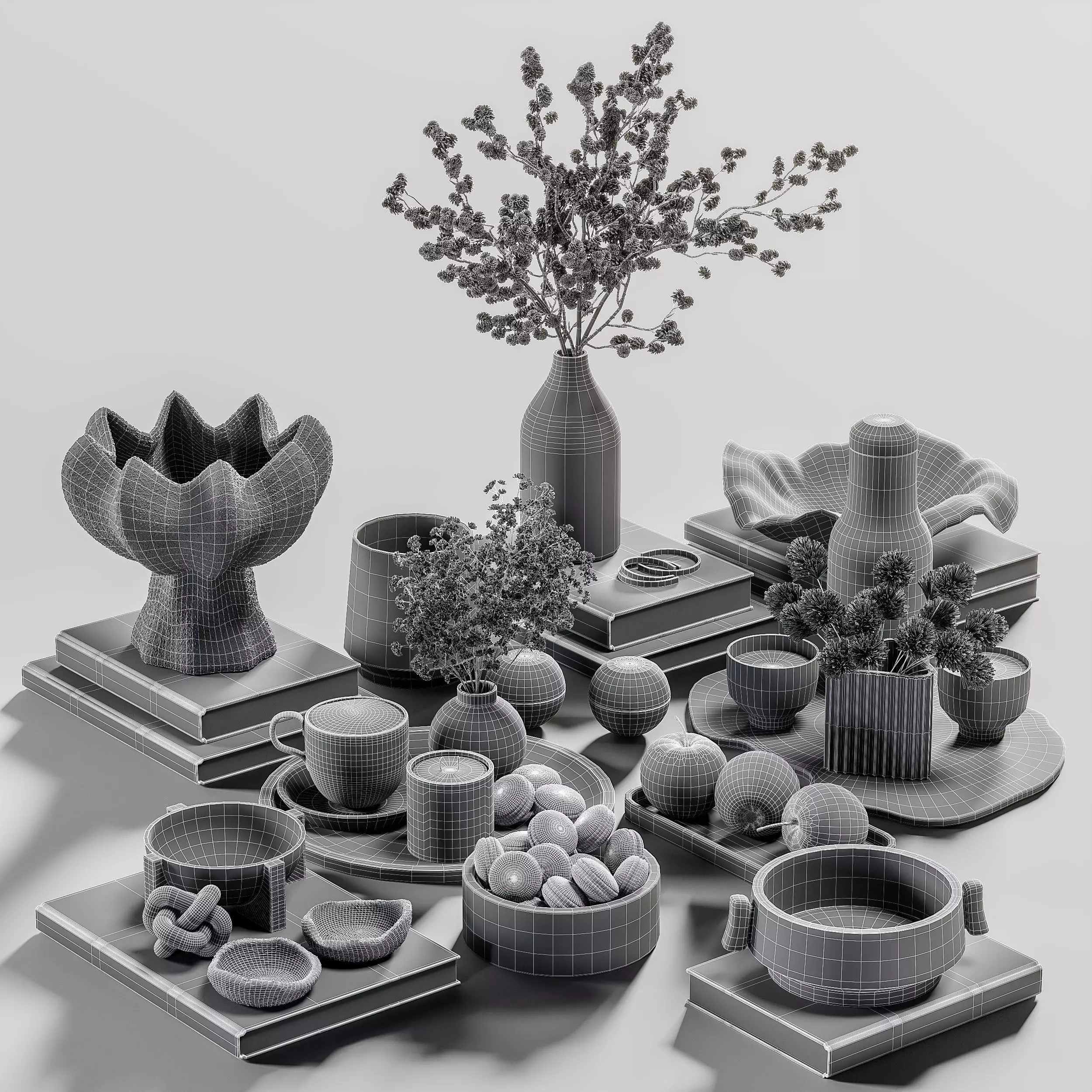 decorative set 145 3D model_6