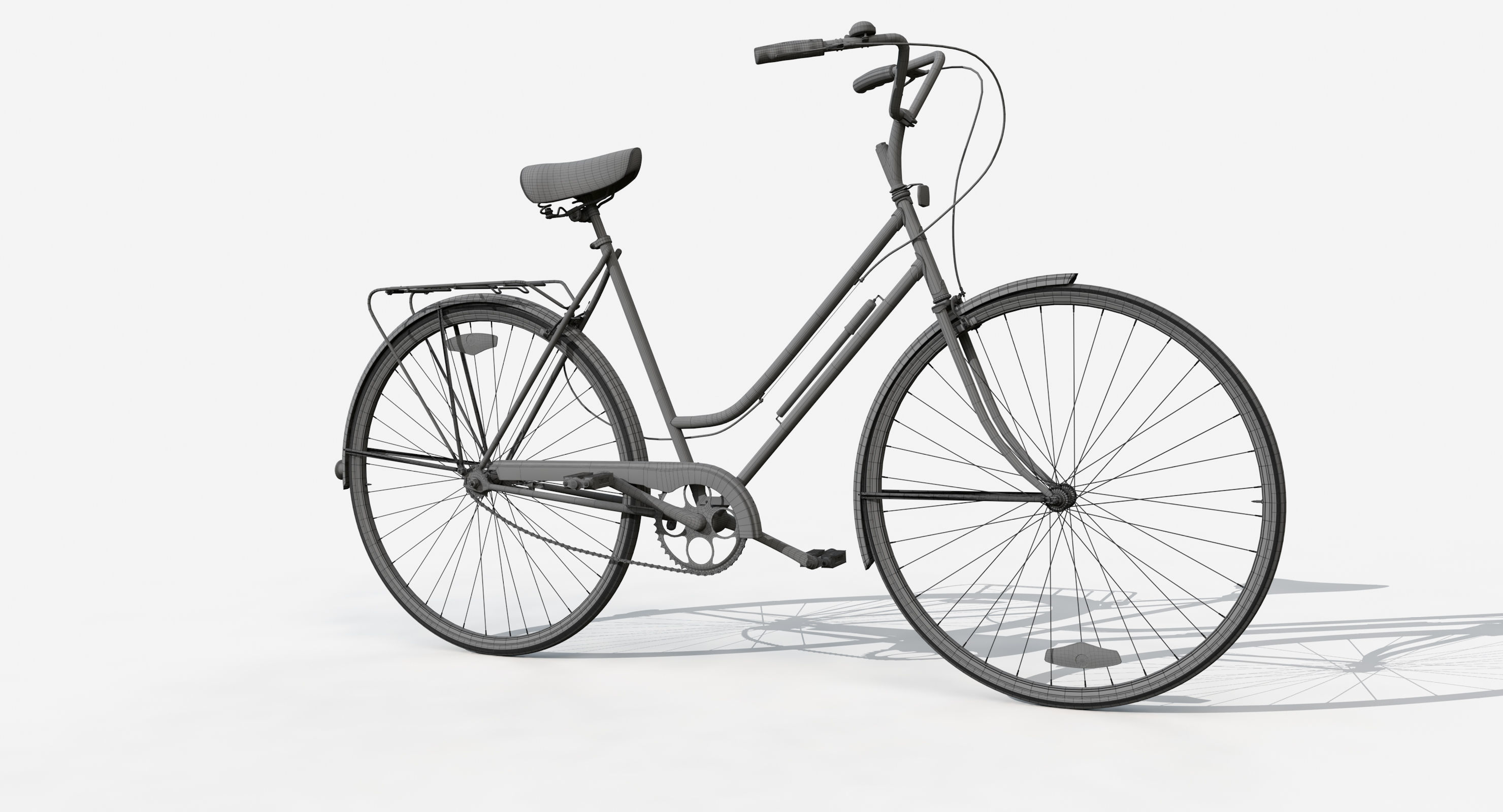 Vintage bicycle 3D model_26