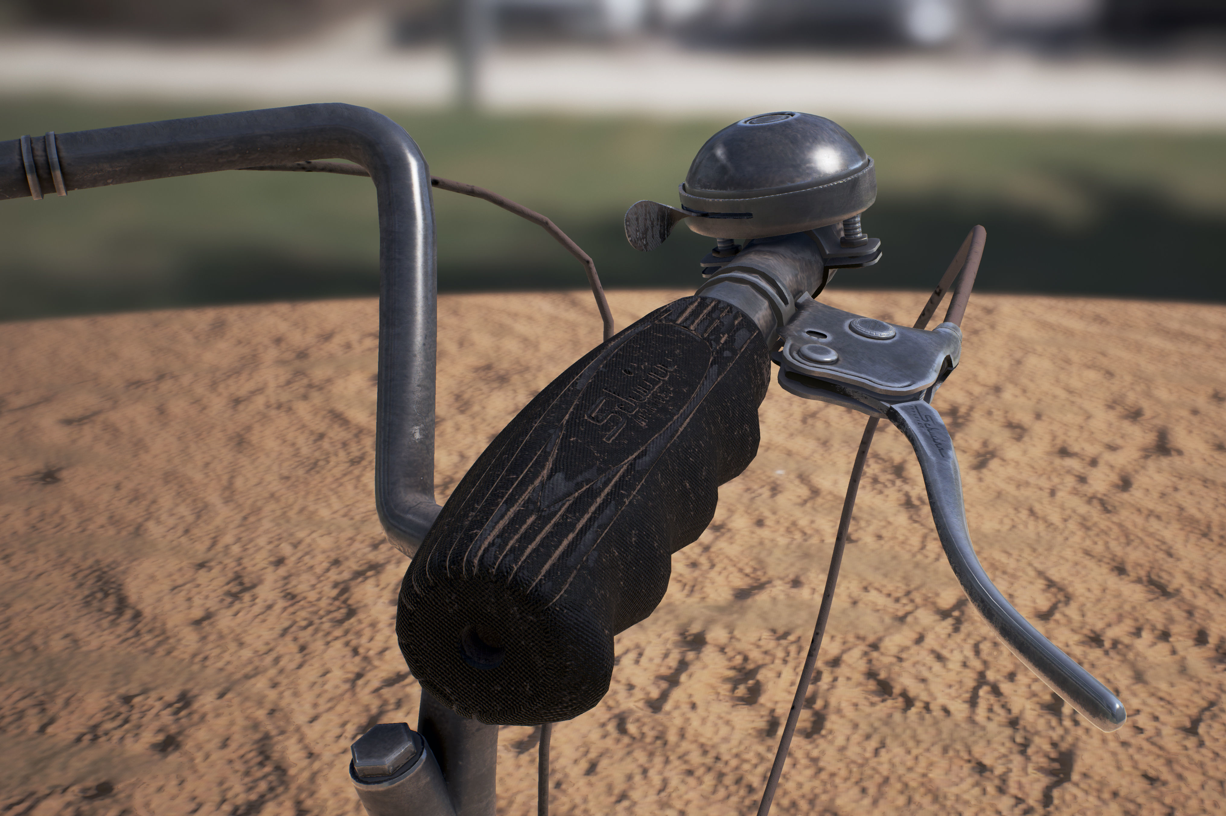 Vintage bicycle 3D model_38