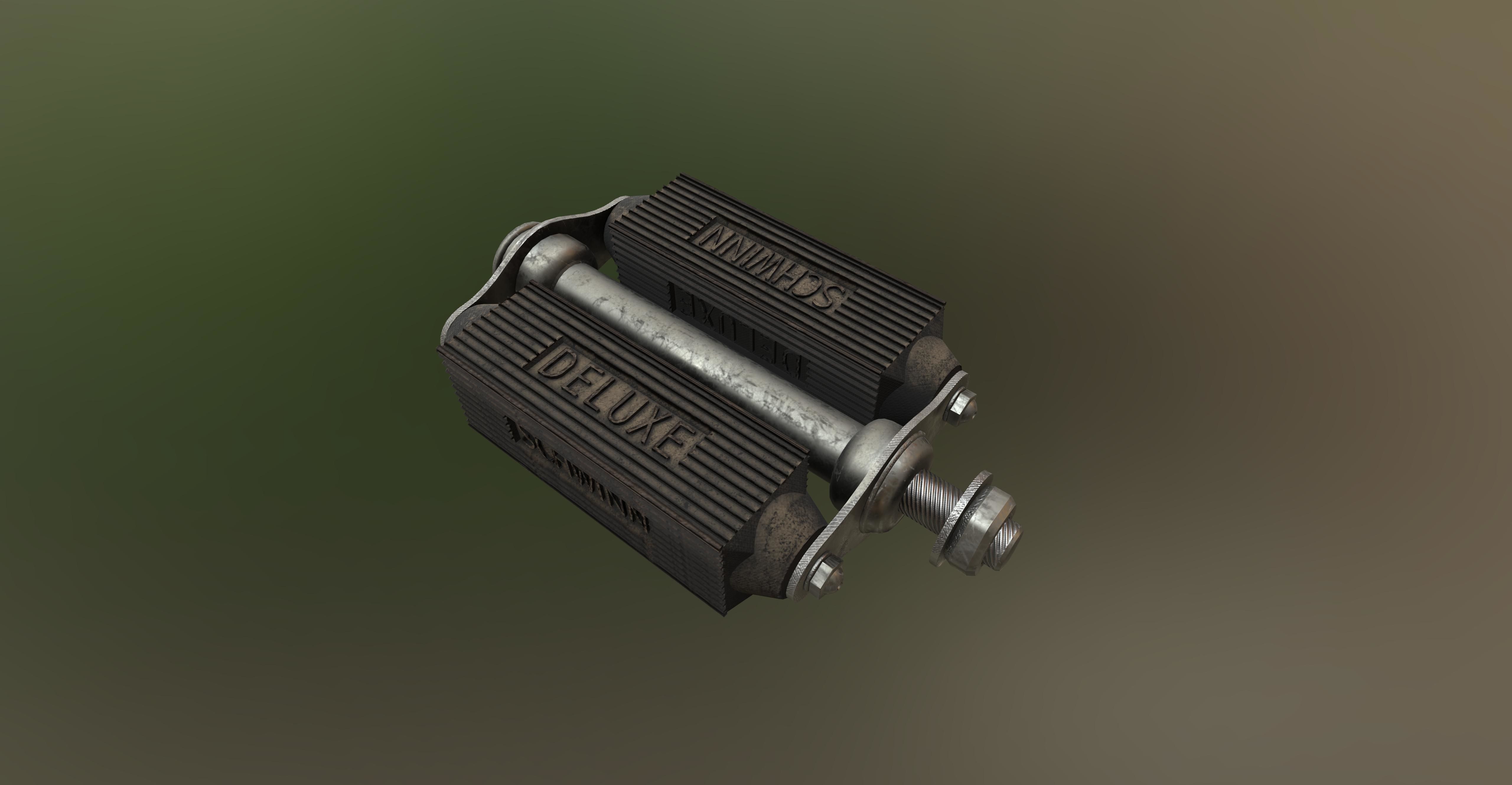 Vintage bicycle 3D model_31