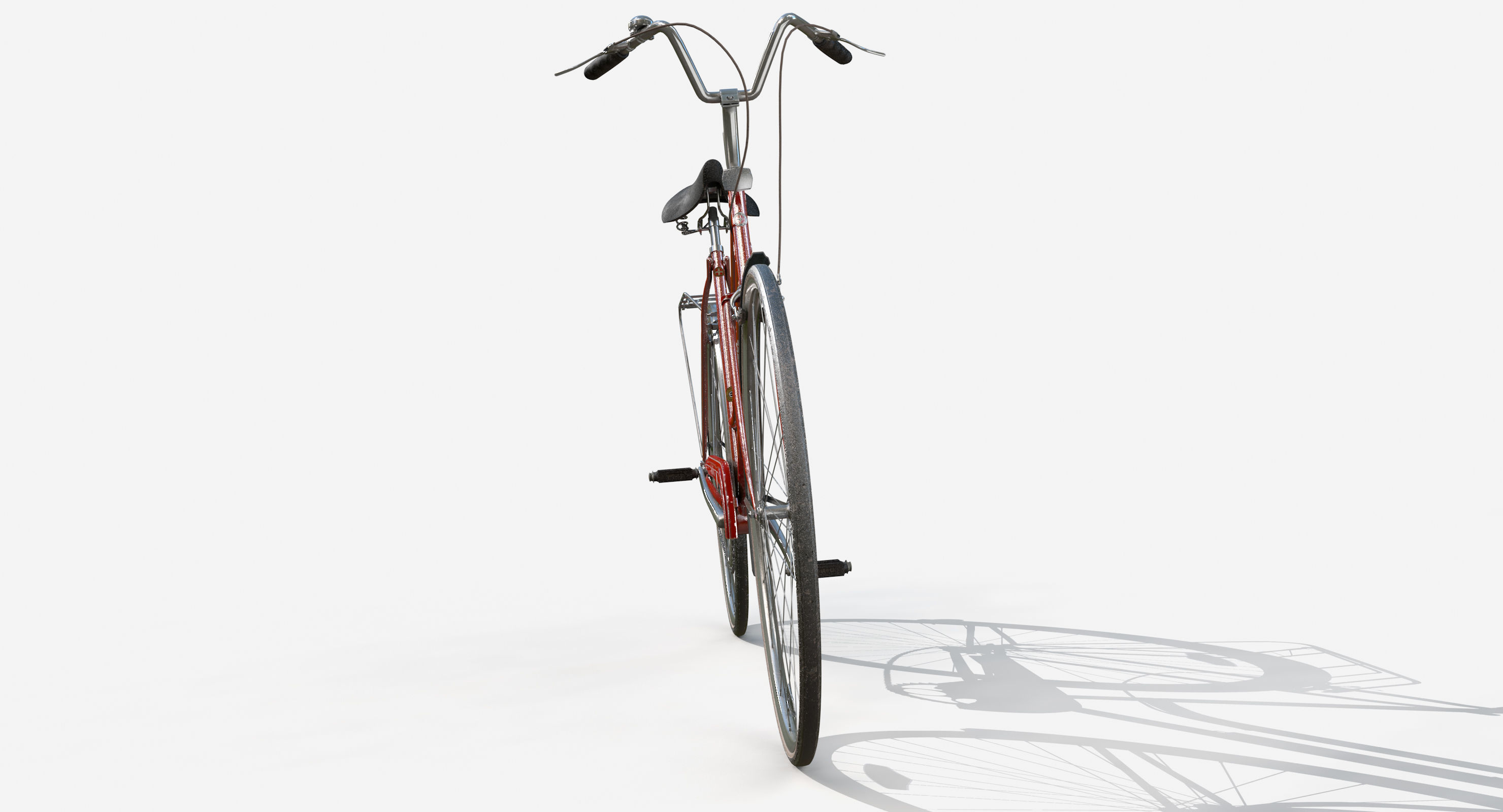 Vintage bicycle 3D model_4
