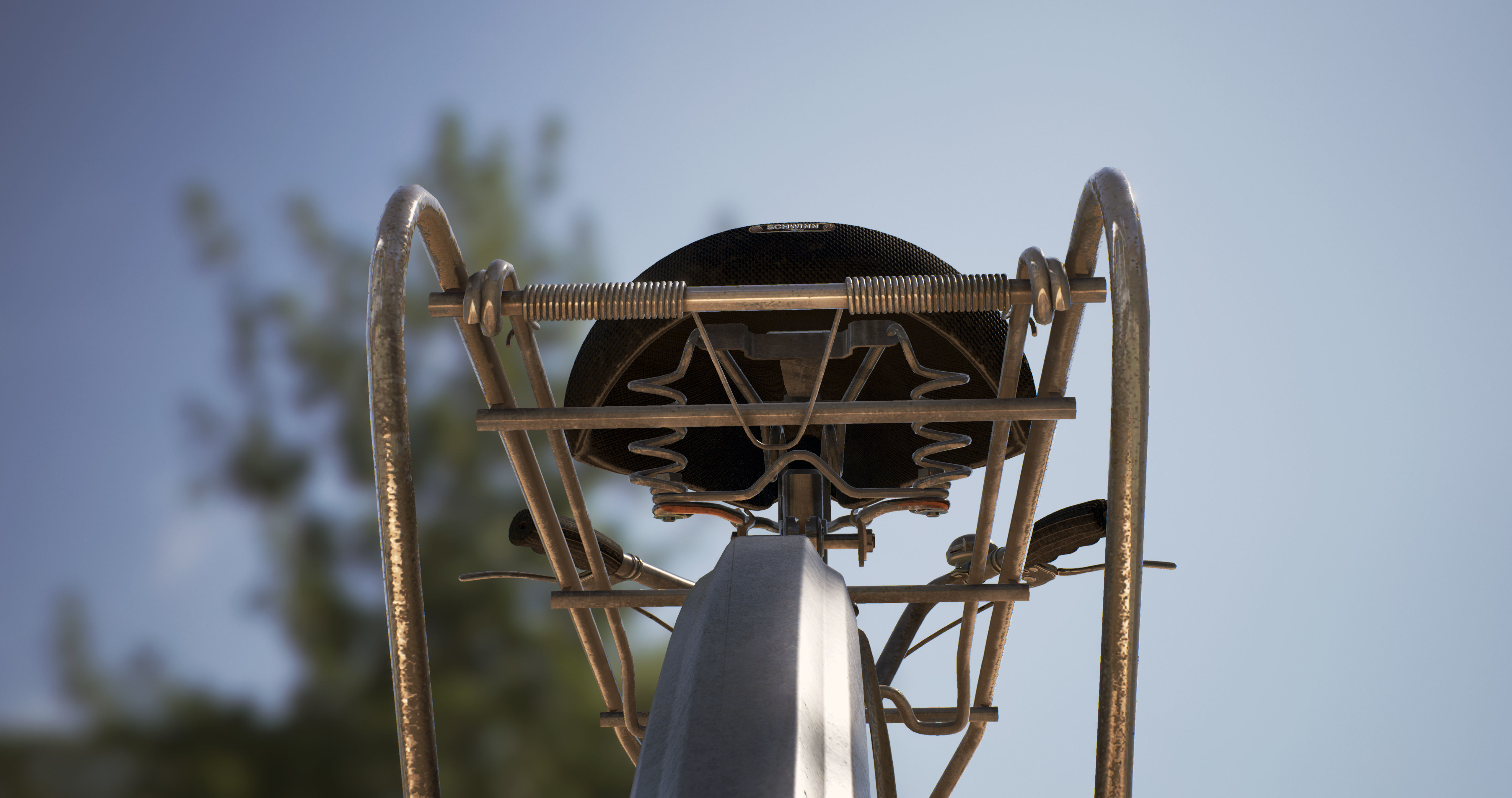 Vintage bicycle 3D model_19