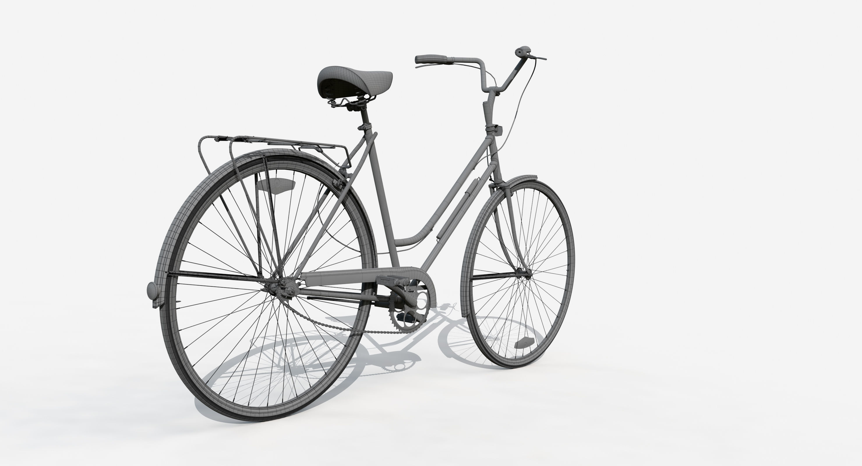 Vintage bicycle 3D model_27
