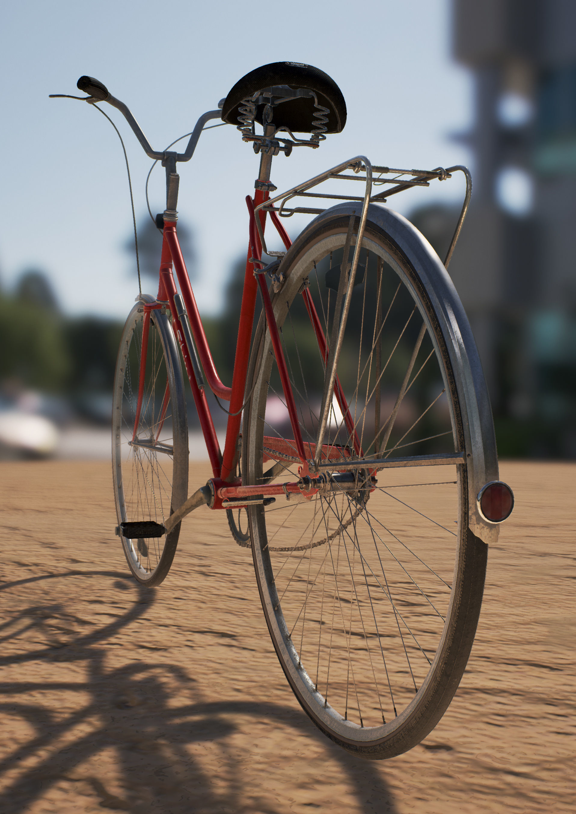 Vintage bicycle 3D model_39