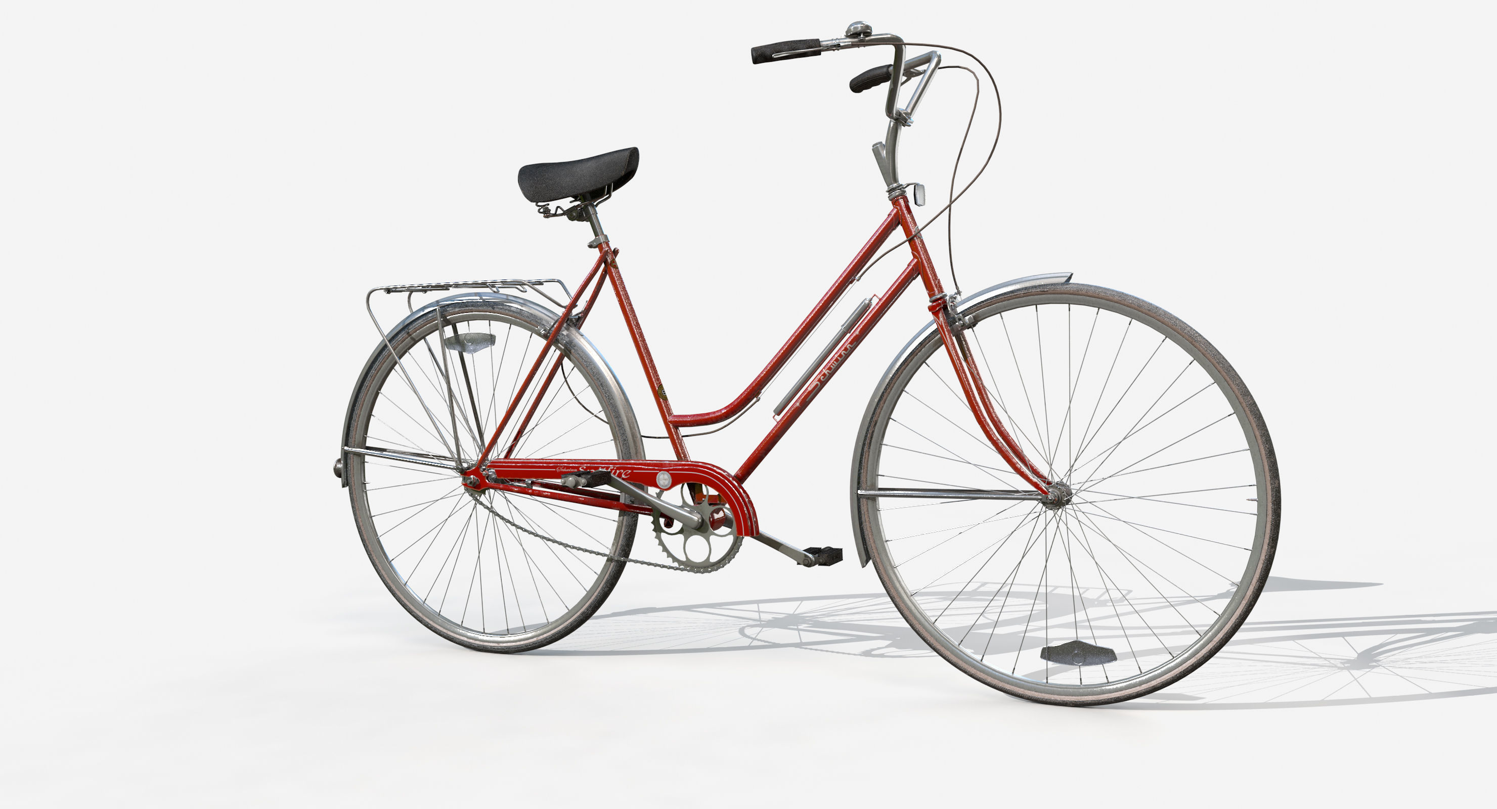 Vintage bicycle 3D model_7