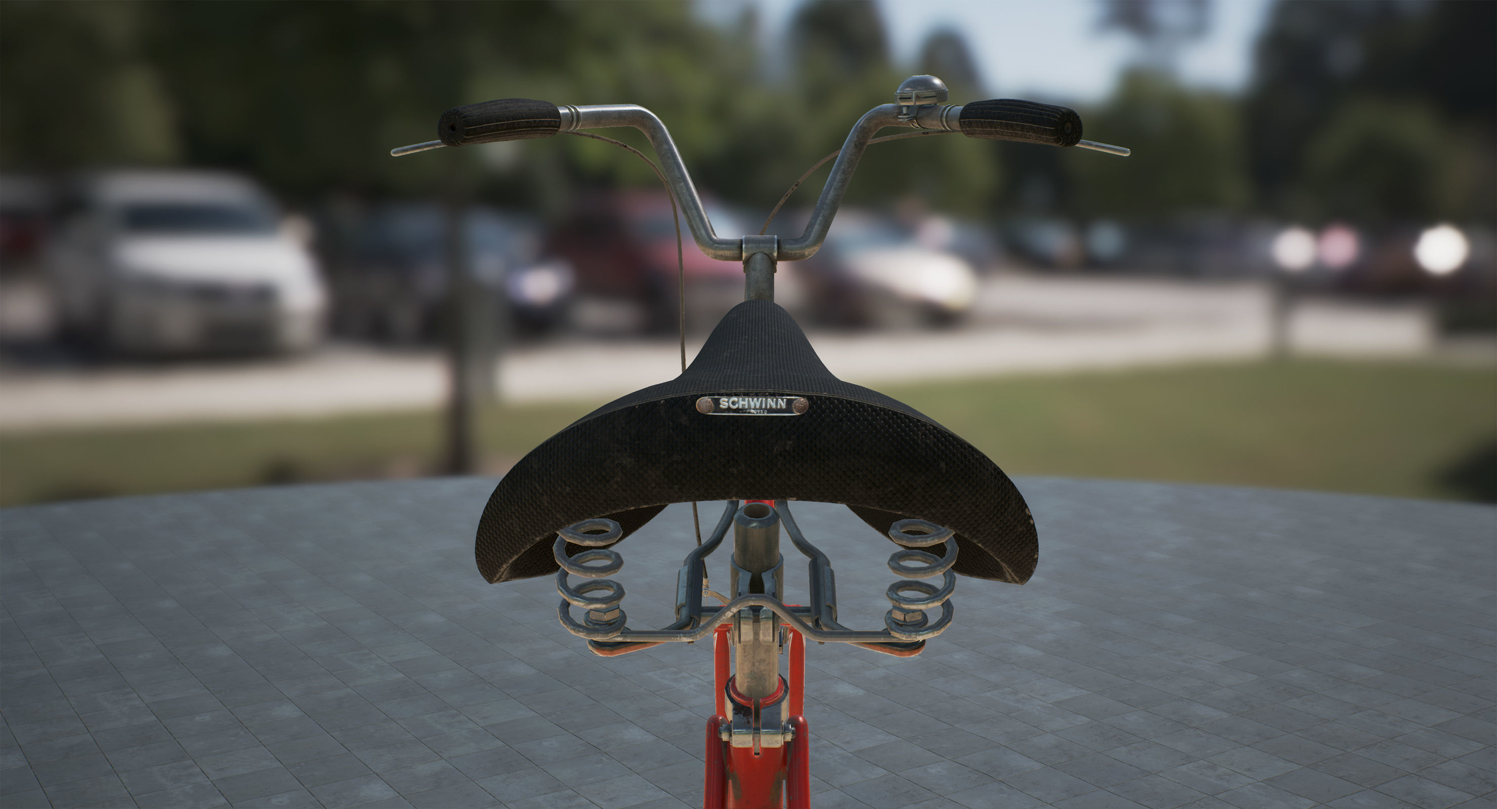 Vintage bicycle 3D model_21