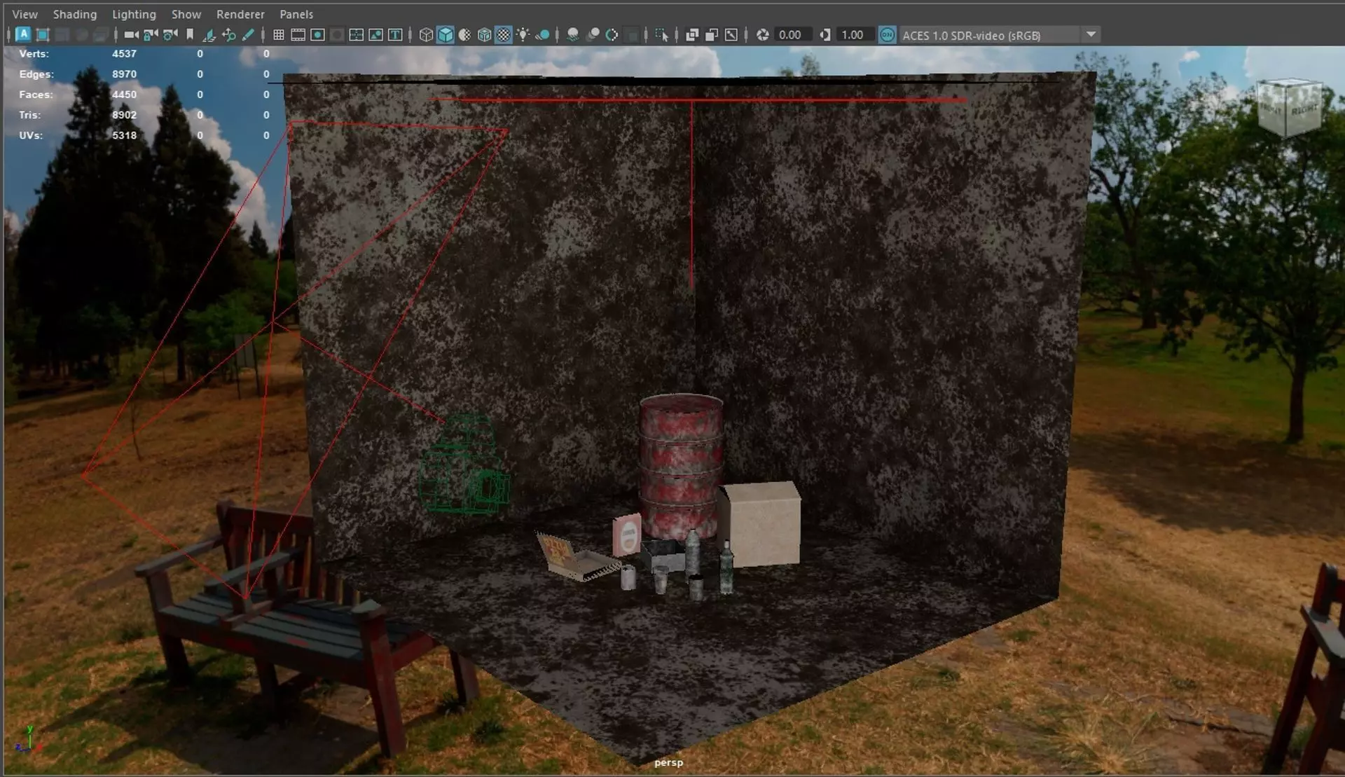 10x GAME READY Post-Apocalyptic Props vol 1 - LOW POLY Low-poly 3D model_5