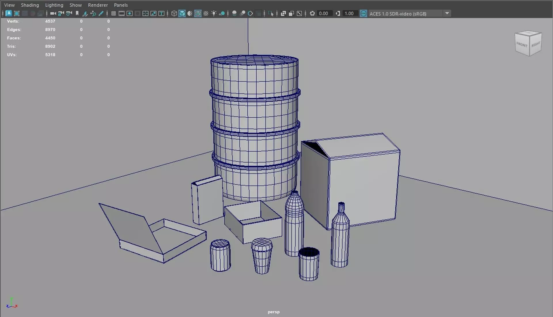 10x GAME READY Post-Apocalyptic Props vol 1 - LOW POLY Low-poly 3D model_12