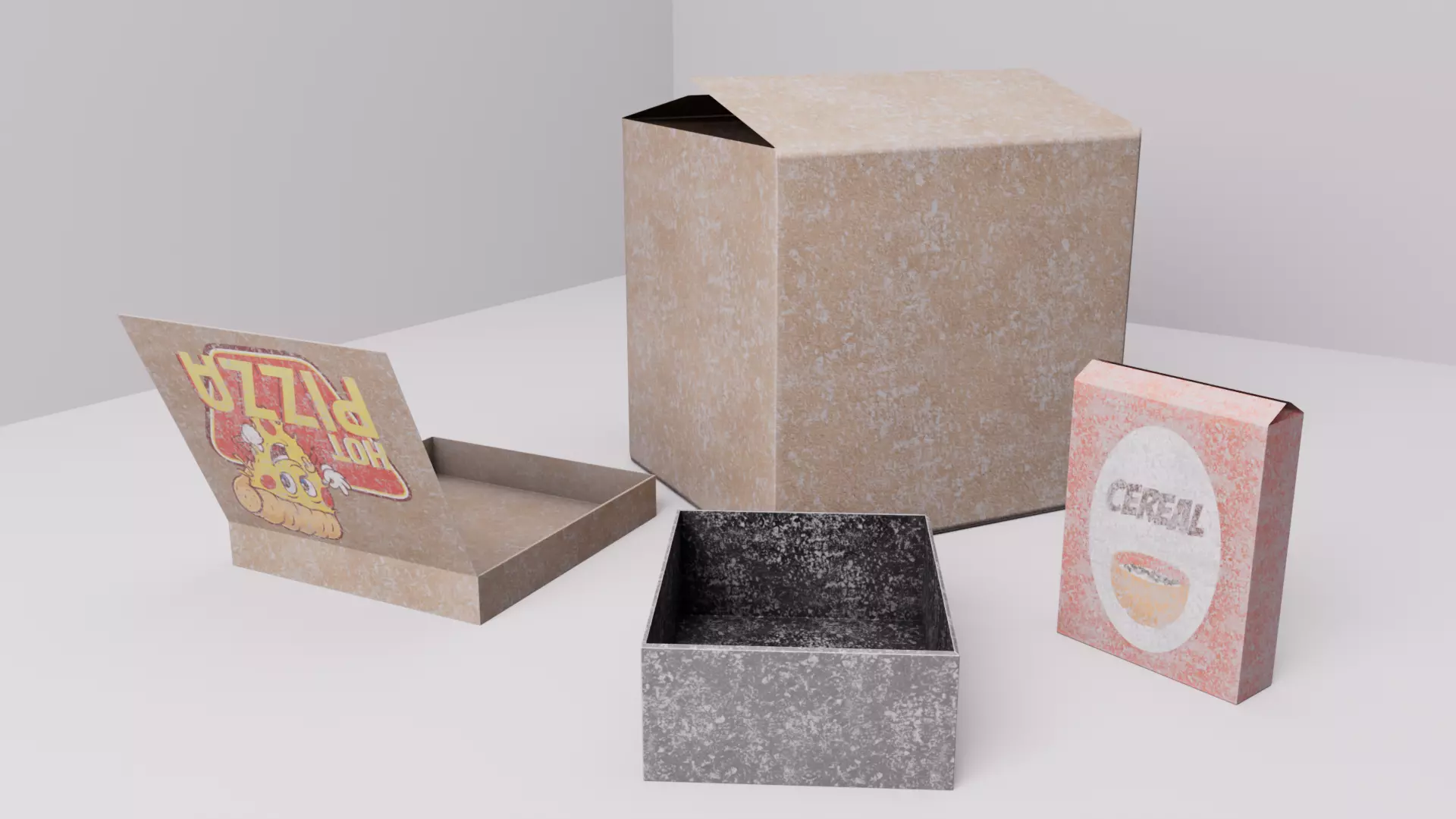 10x GAME READY Post-Apocalyptic Props vol 1 - LOW POLY Low-poly 3D model_3