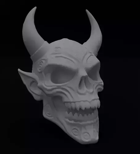 Demonic Imp Scull 3D model for 3D printing