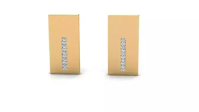 Rectangular Earrings