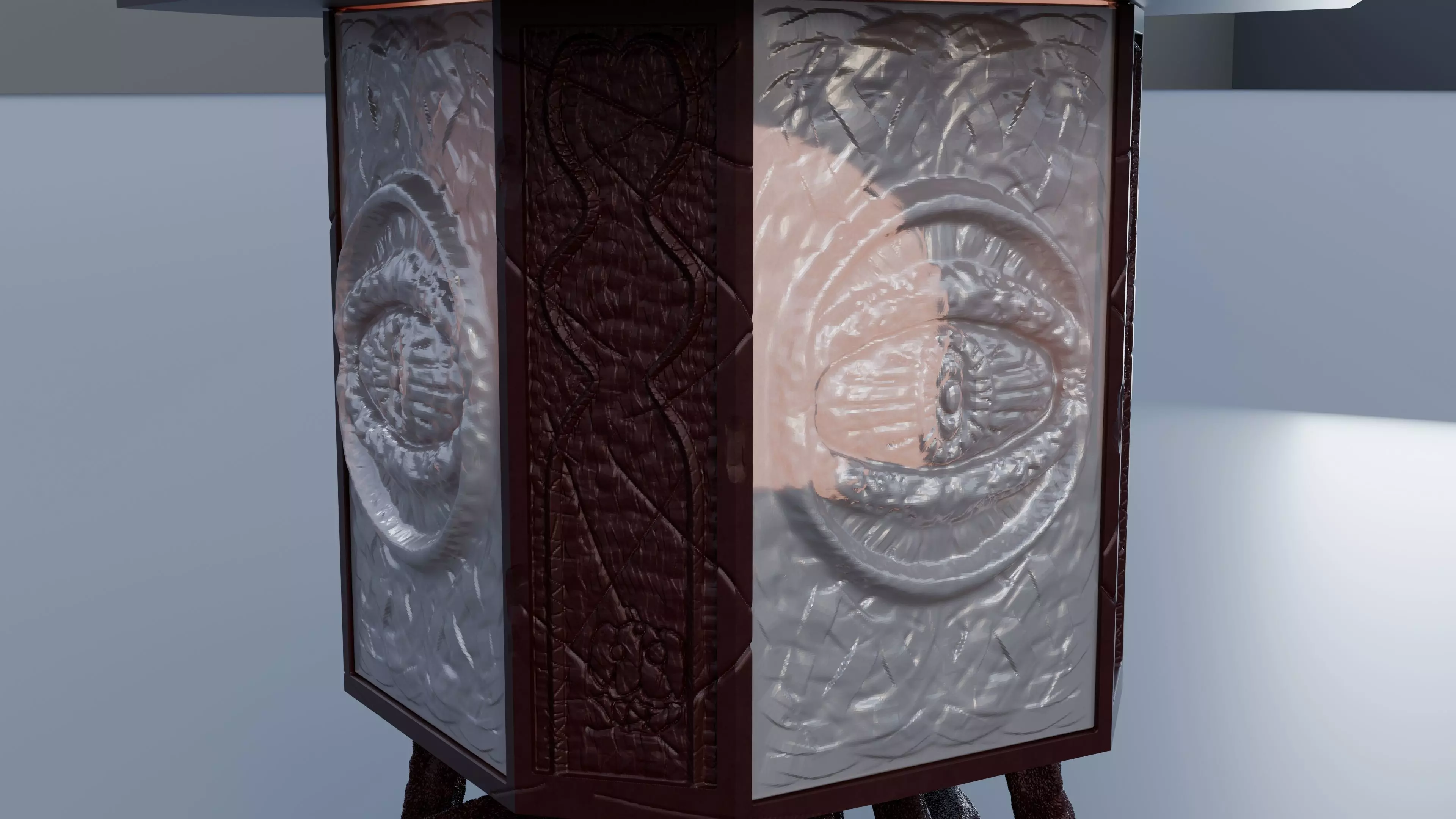 Evil Eye Lamp 3D print model_7