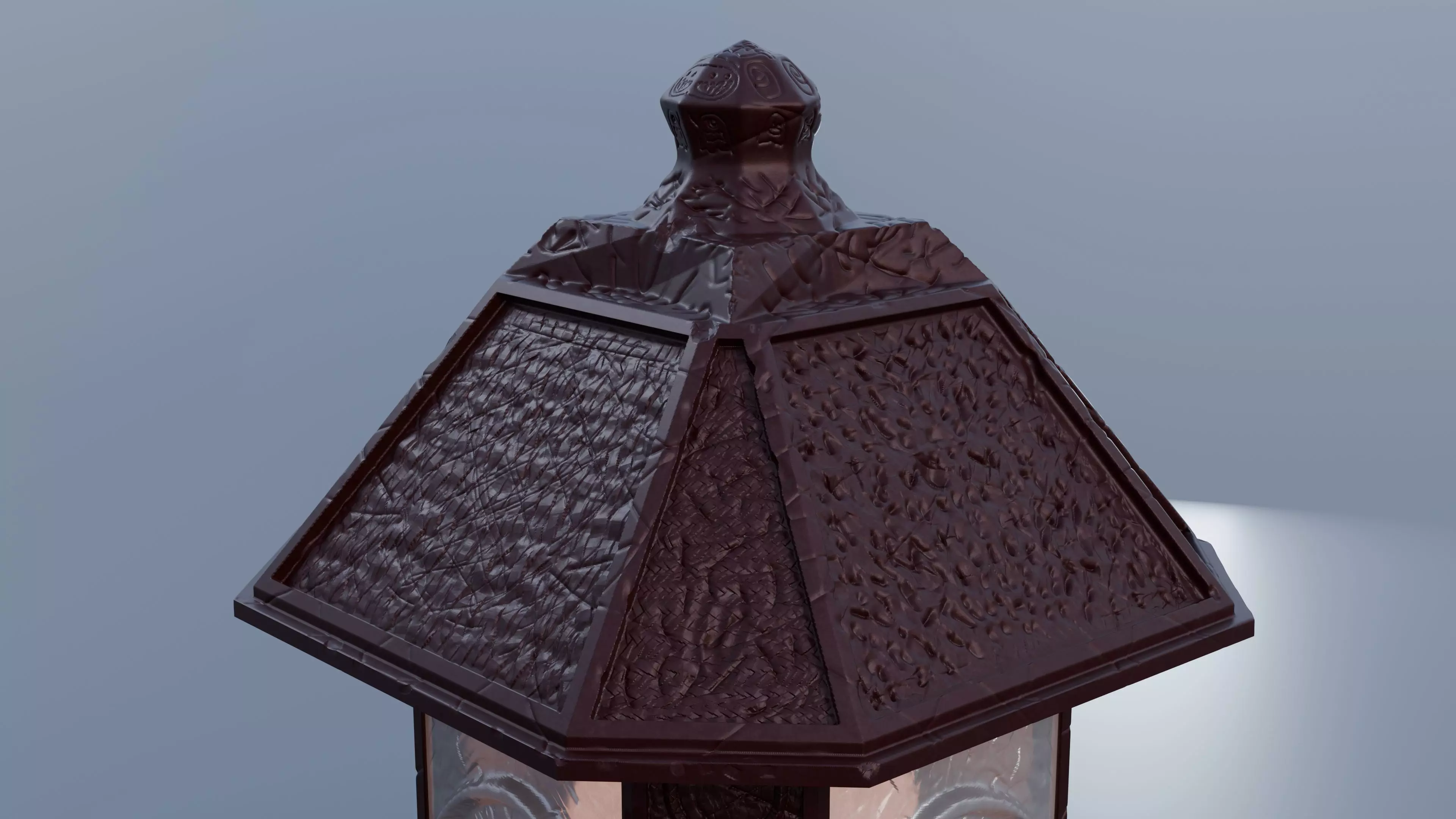 Evil Eye Lamp 3D print model_4