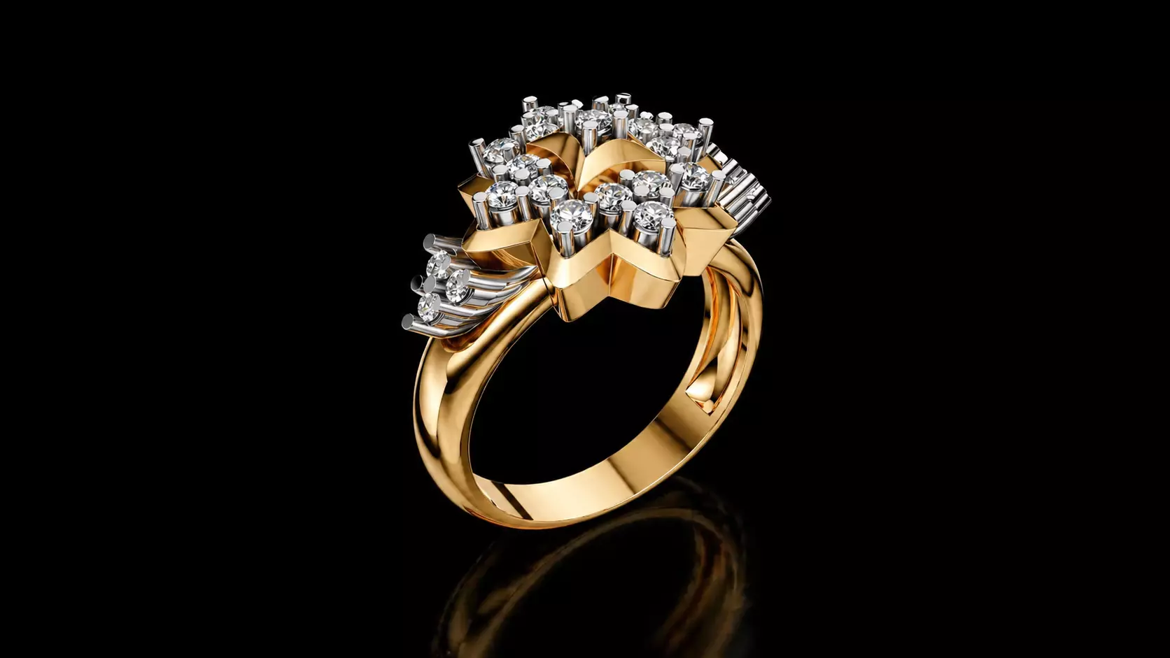 ring woman 3D print model