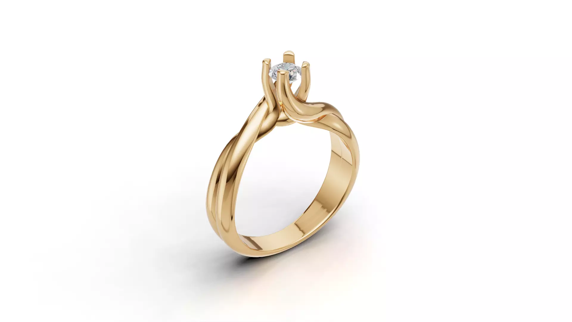 ring woman 3D print model