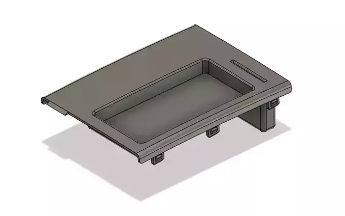 Mazda 5 center console with phone and card holder