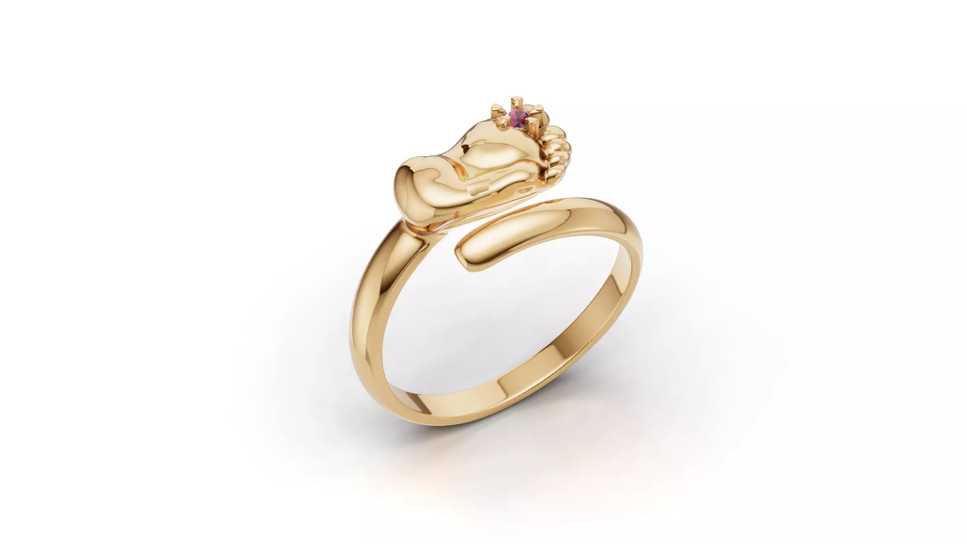 ring woman 3D print model