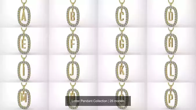 Letter Pendant Collection
