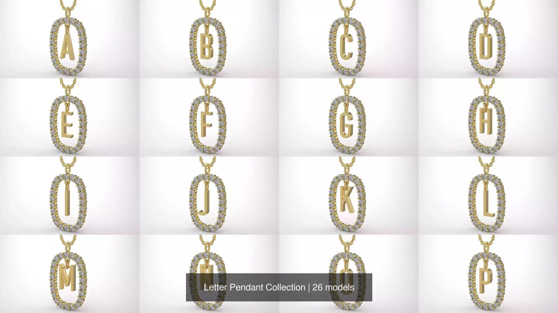 Letter Pendant Collection _0