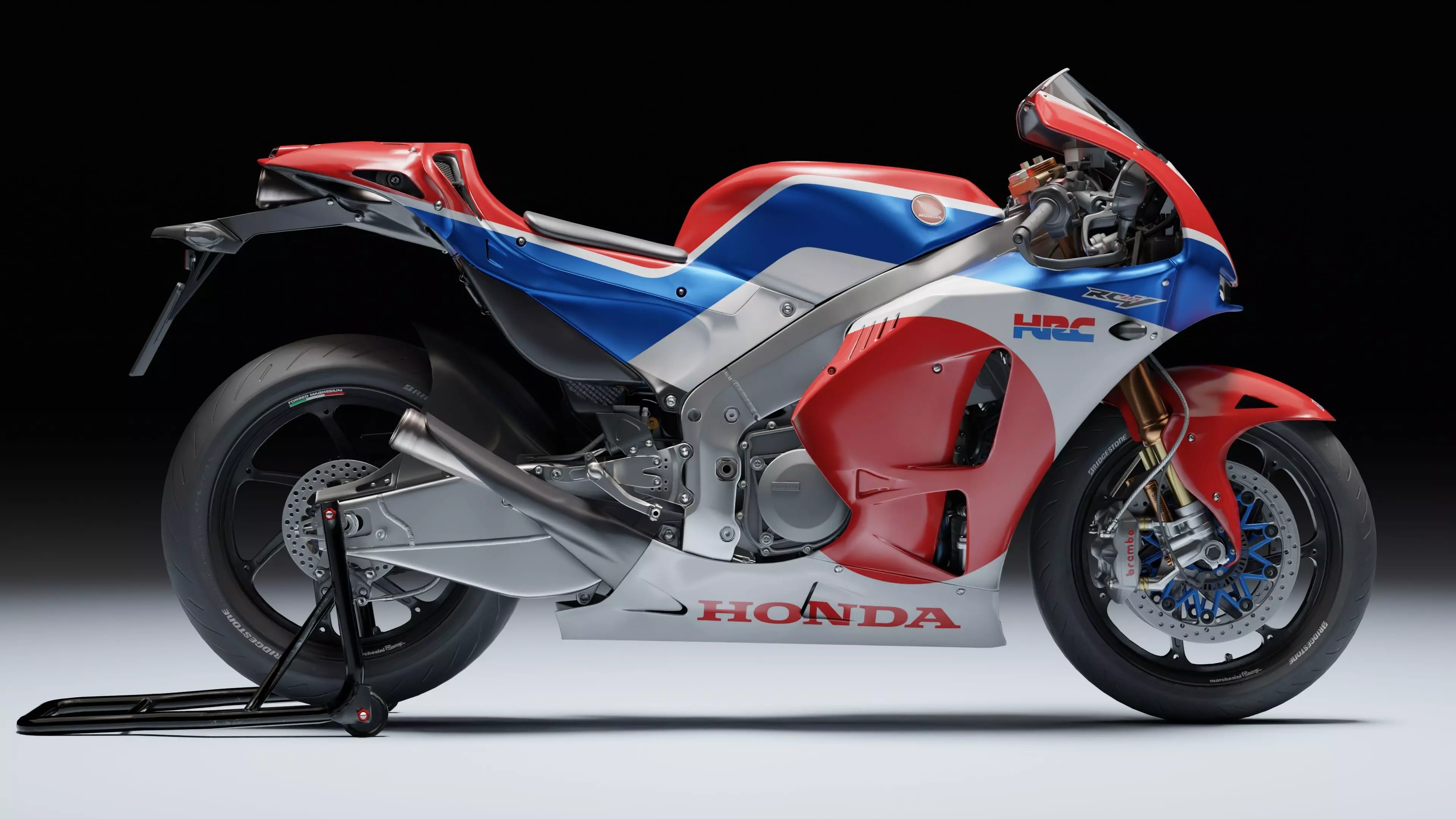 Honda RC 213 V-S 2015 Low-poly 3D model_2