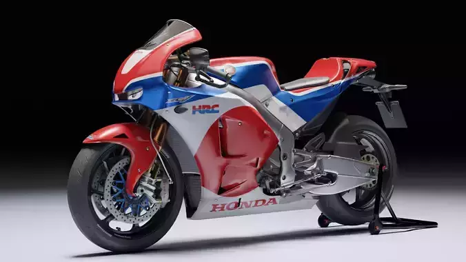 Honda RC 213 V-S 2015 Low-poly 3D model