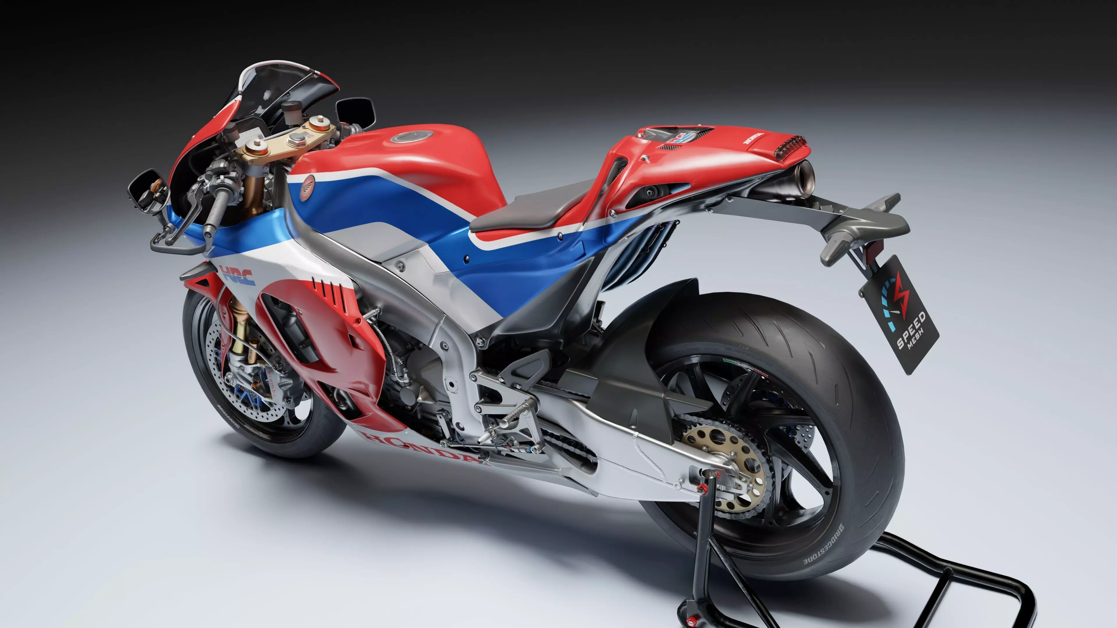 Honda RC 213 V-S 2015 Low-poly 3D model_4