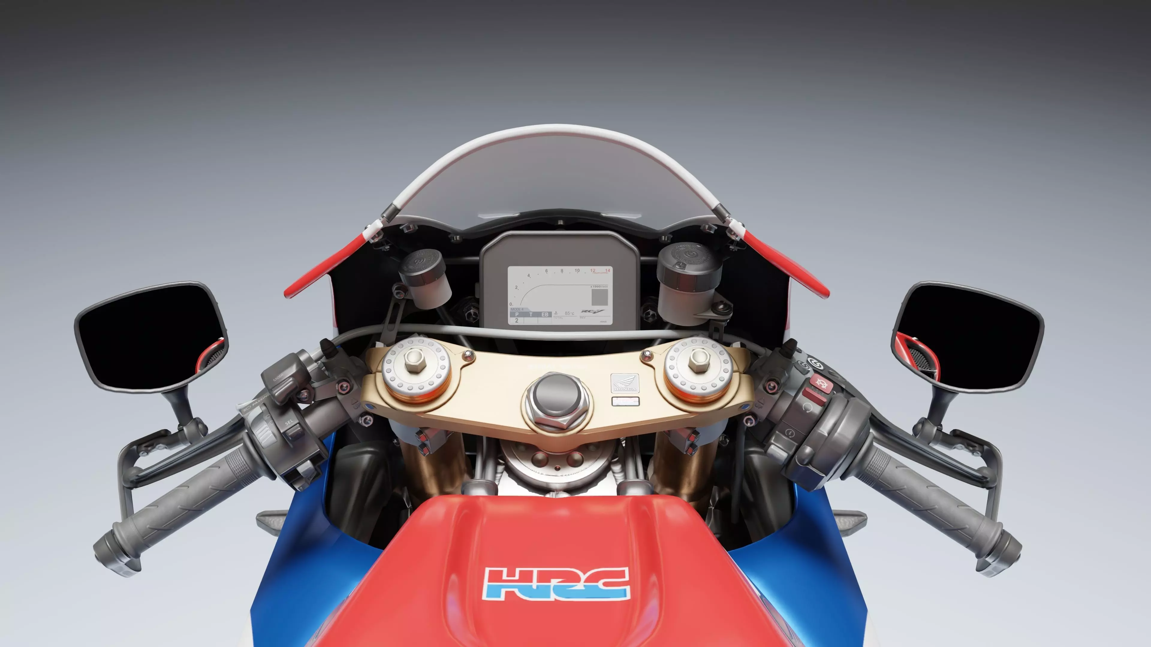 Honda RC 213 V-S 2015 Low-poly 3D model_11