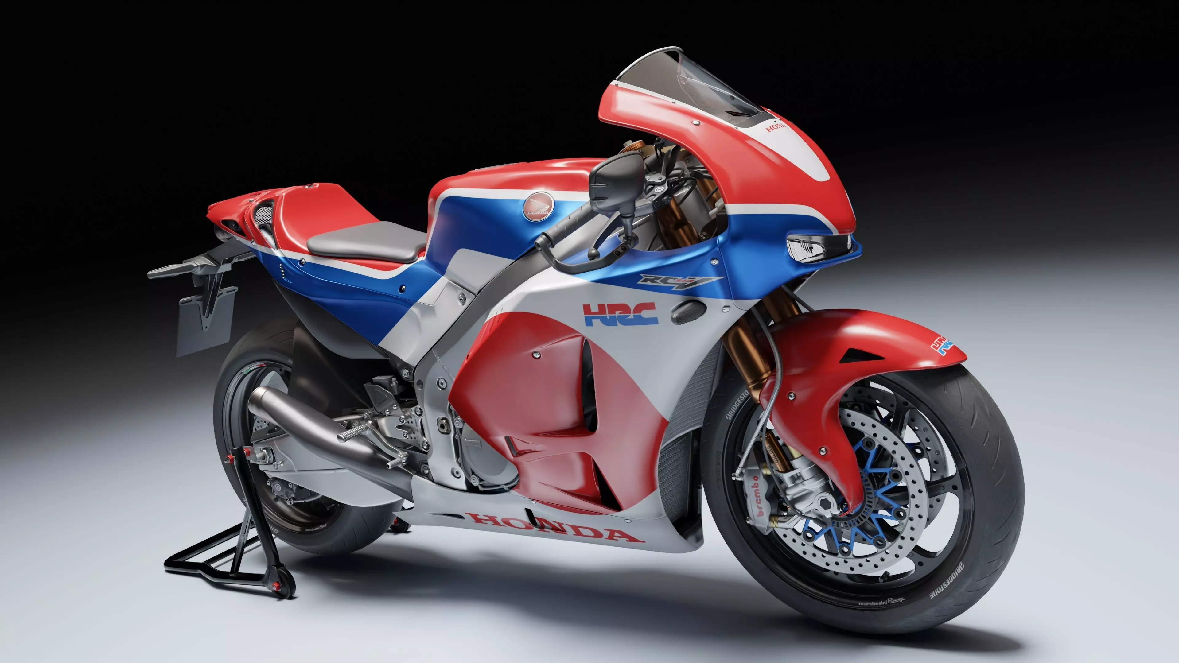 Honda RC 213 V-S 2015 Low-poly 3D model_7