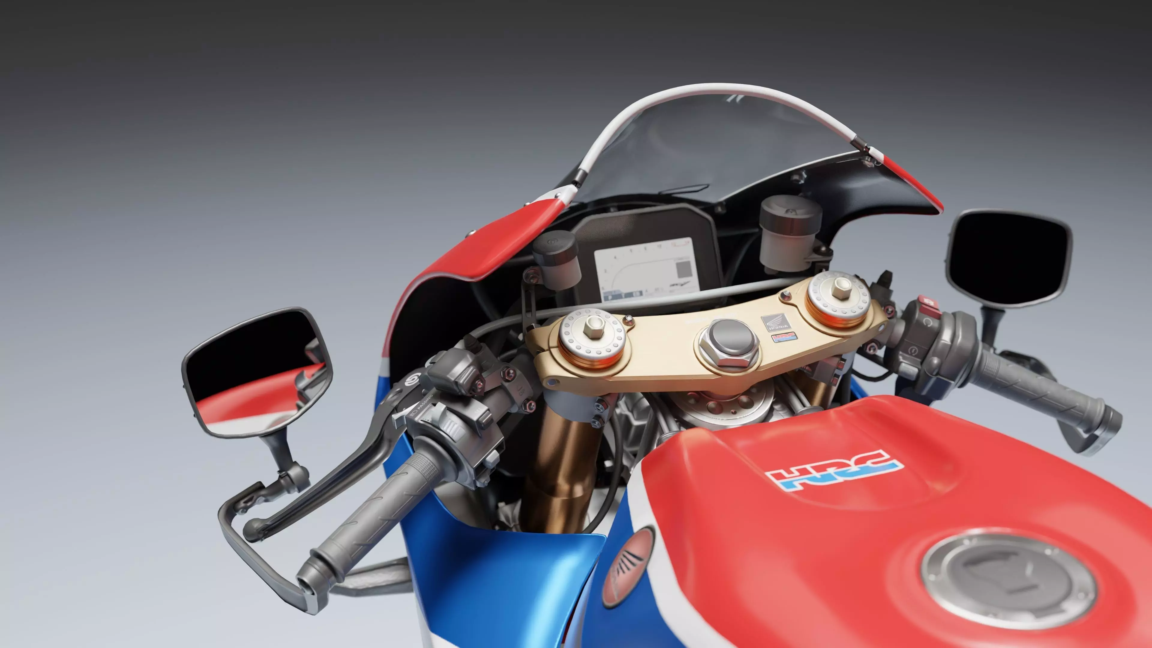 Honda RC 213 V-S 2015 Low-poly 3D model_10