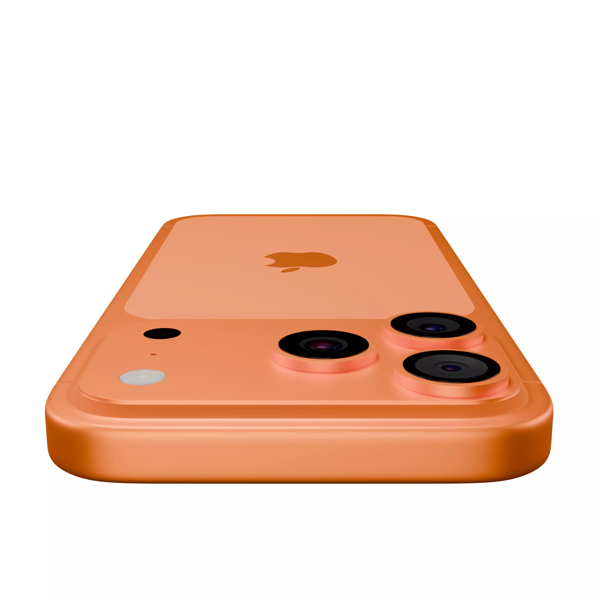 Iphone 17 Pro orange model 3D model_4