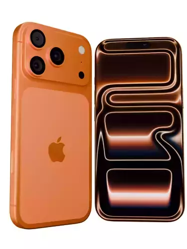 Iphone 17 Pro orange model