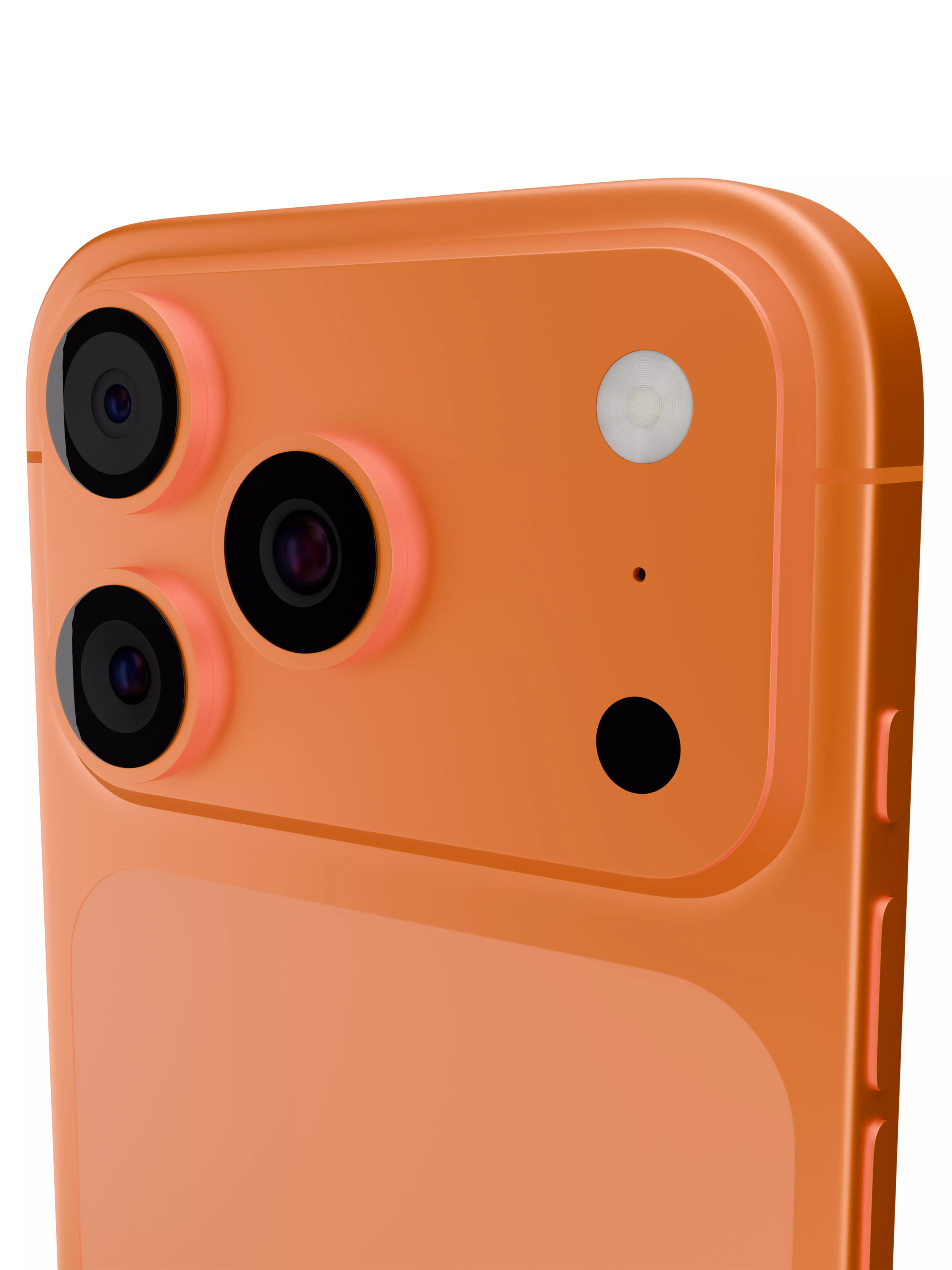 Iphone 17 Pro orange model 3D model_5