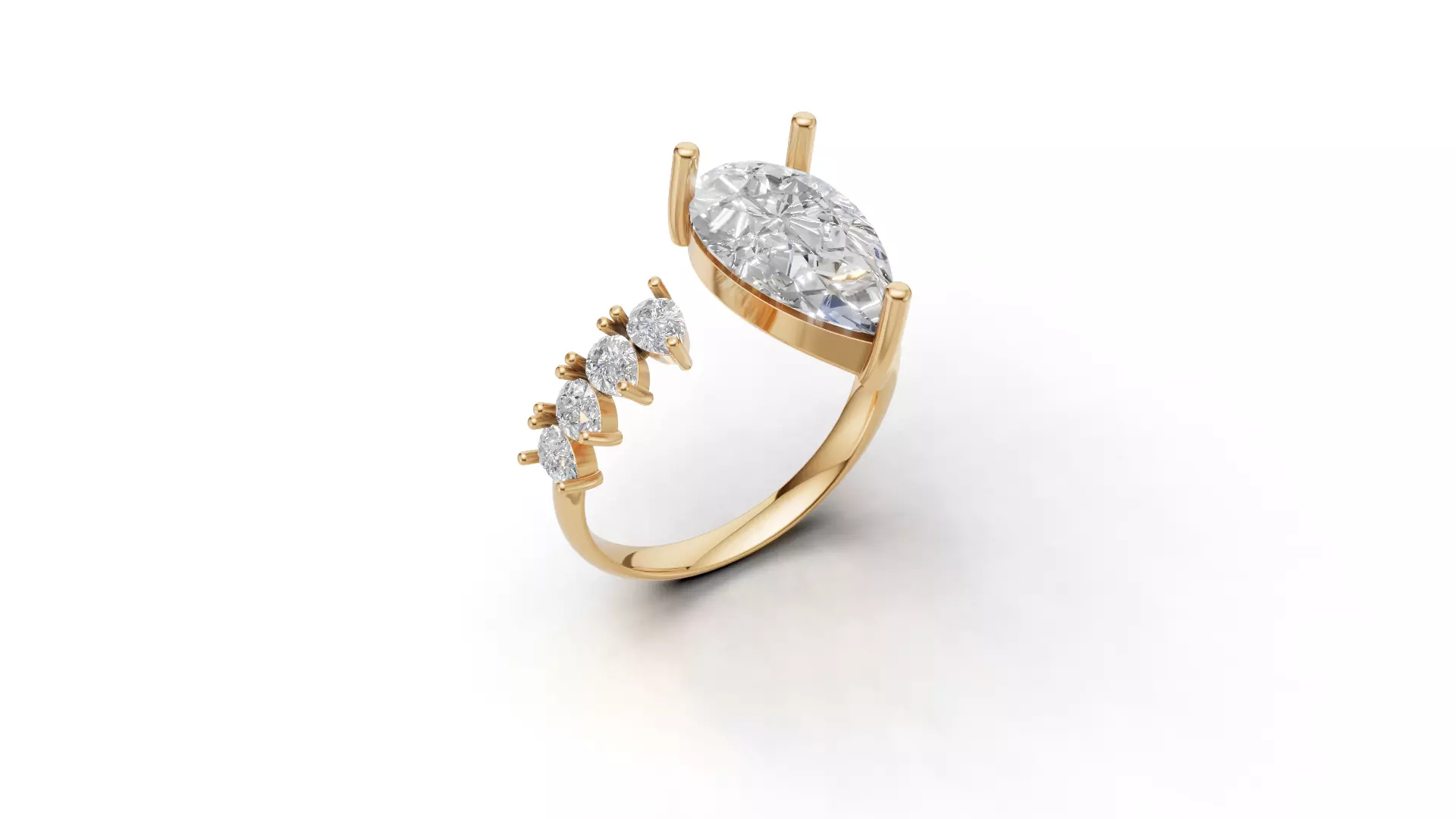 ring woman 3D print model