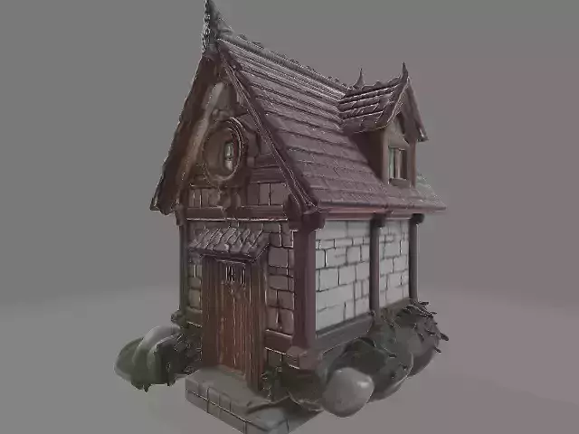 3D House medeival