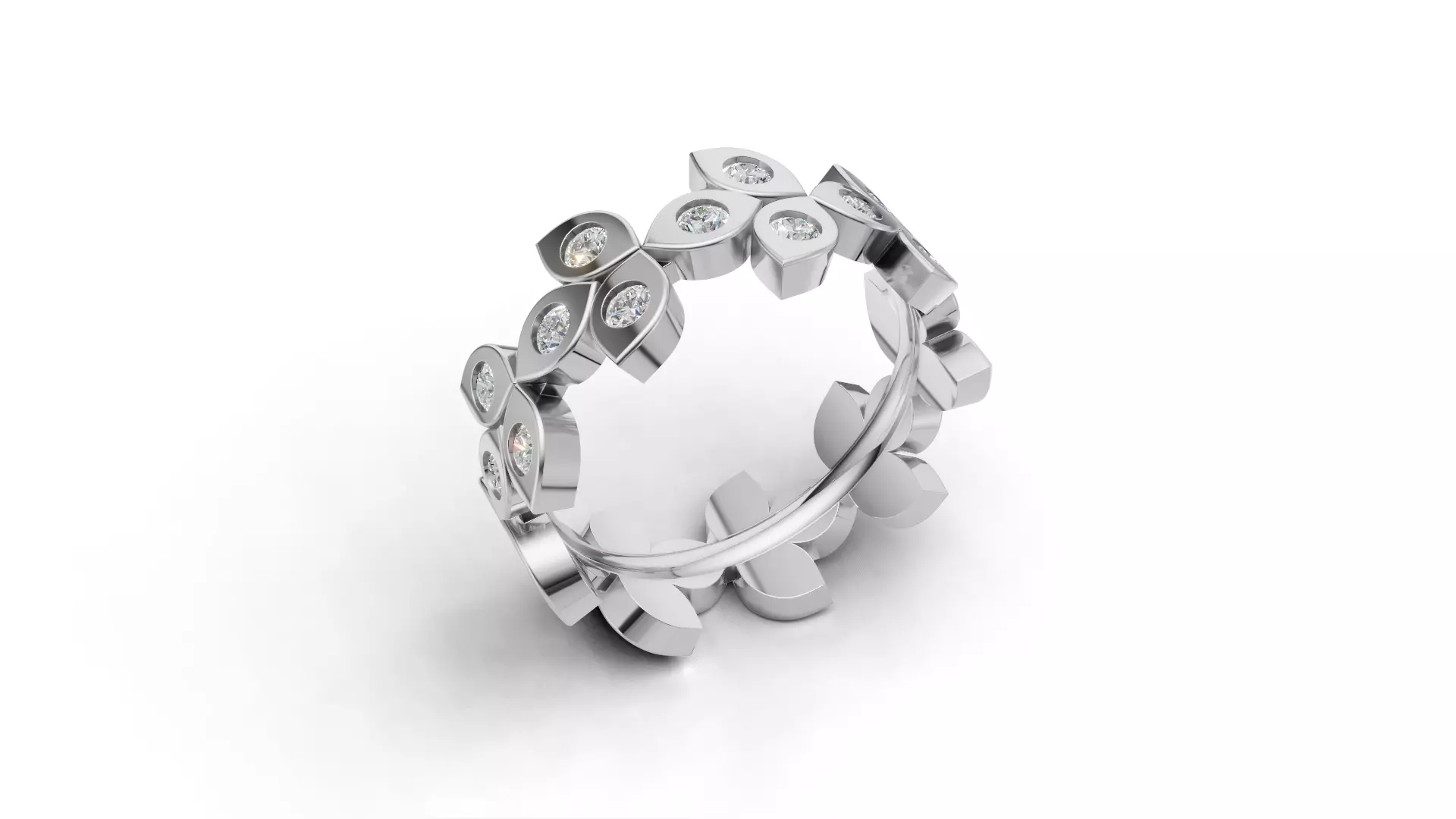 ring woman 3D print model