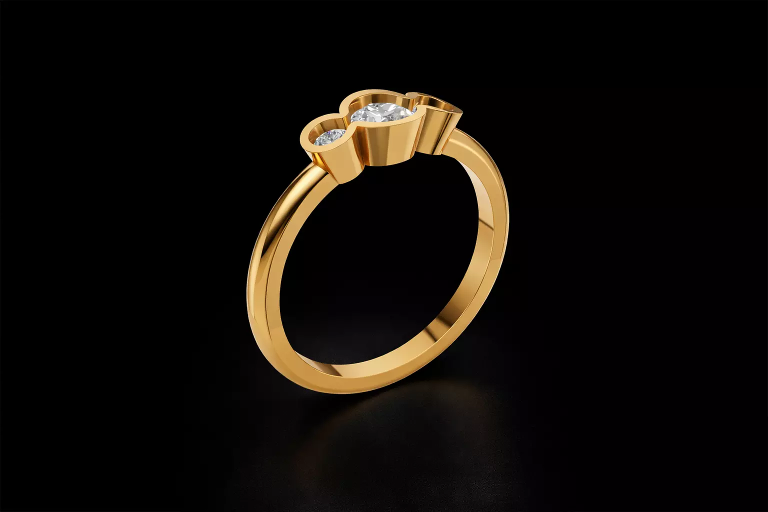 ring woman 3D print model