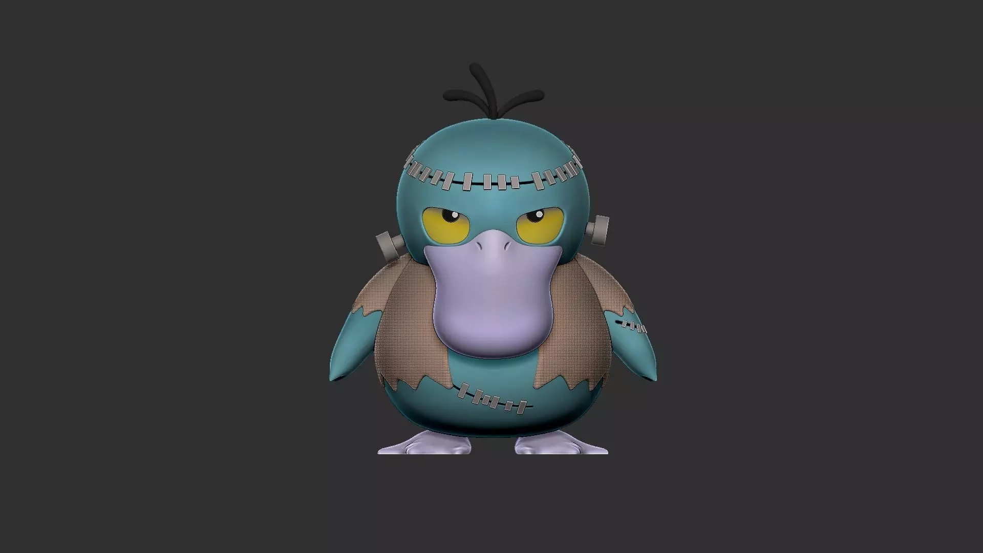 psyduck halloween 2025 3D print model_1