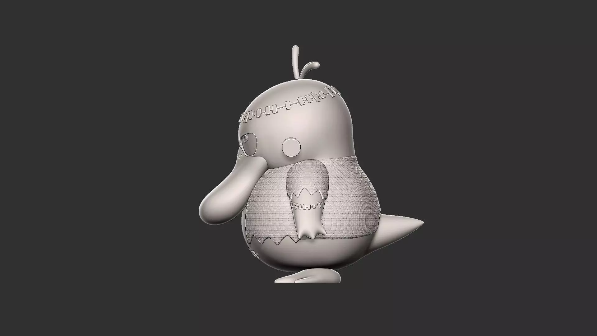 psyduck halloween 2025 3D print model_6