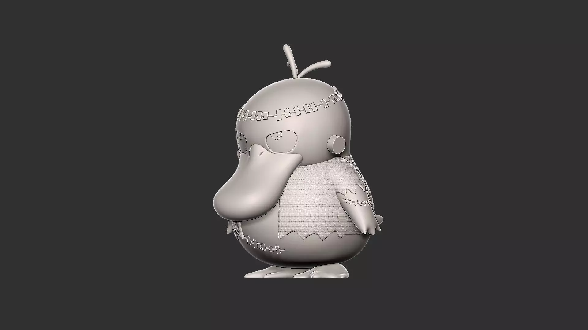 psyduck halloween 2025 3D print model_4