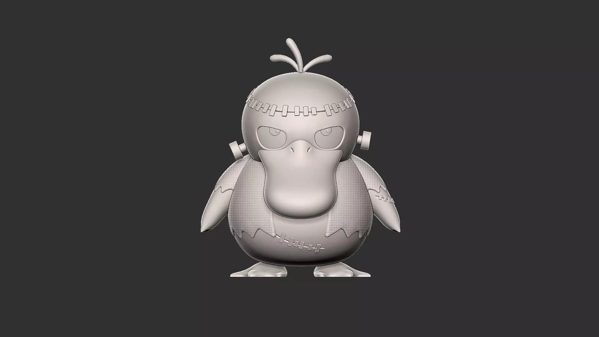 psyduck halloween 2025 3D print model_2