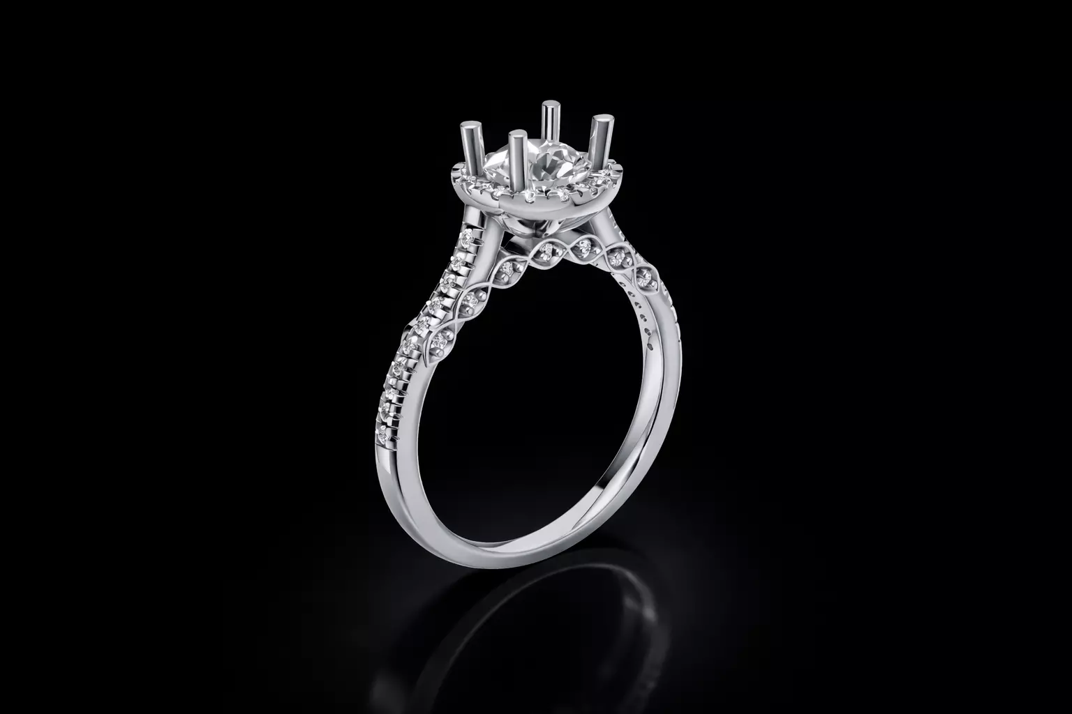 ring woman 3D print model