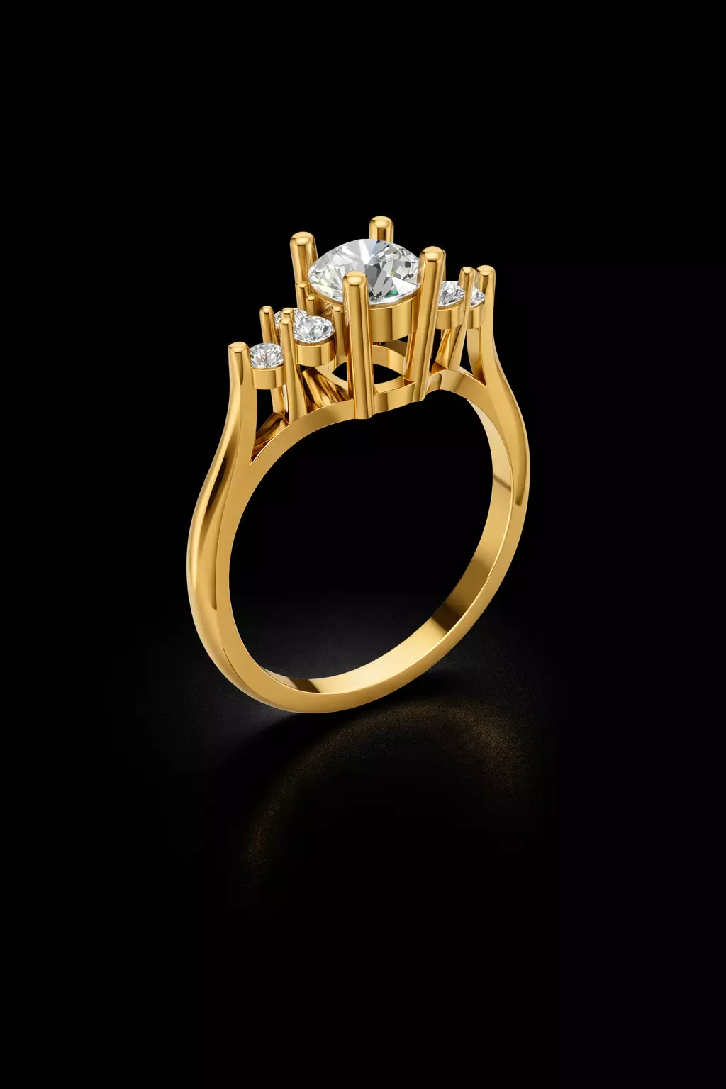 ring woman 3D print model